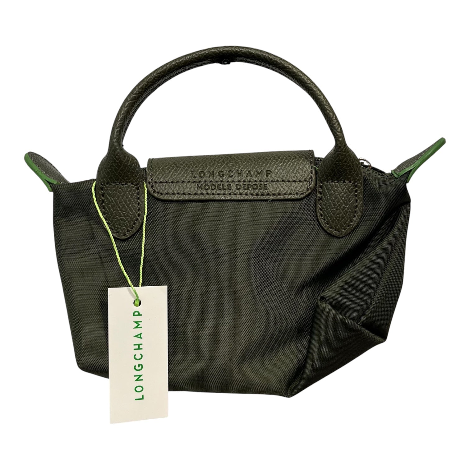 LONGCHAMP/Bag/GRN/Mini with Silver view 2