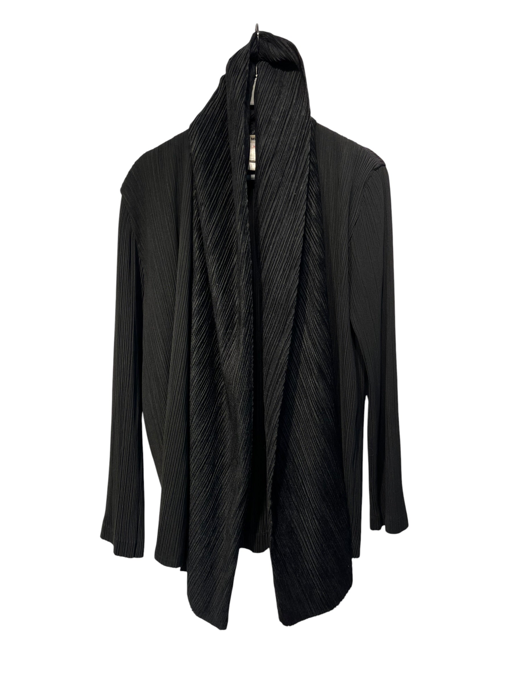 ISSEY MIYAKE/Heavy Cardigan/S/BLK/ view 1