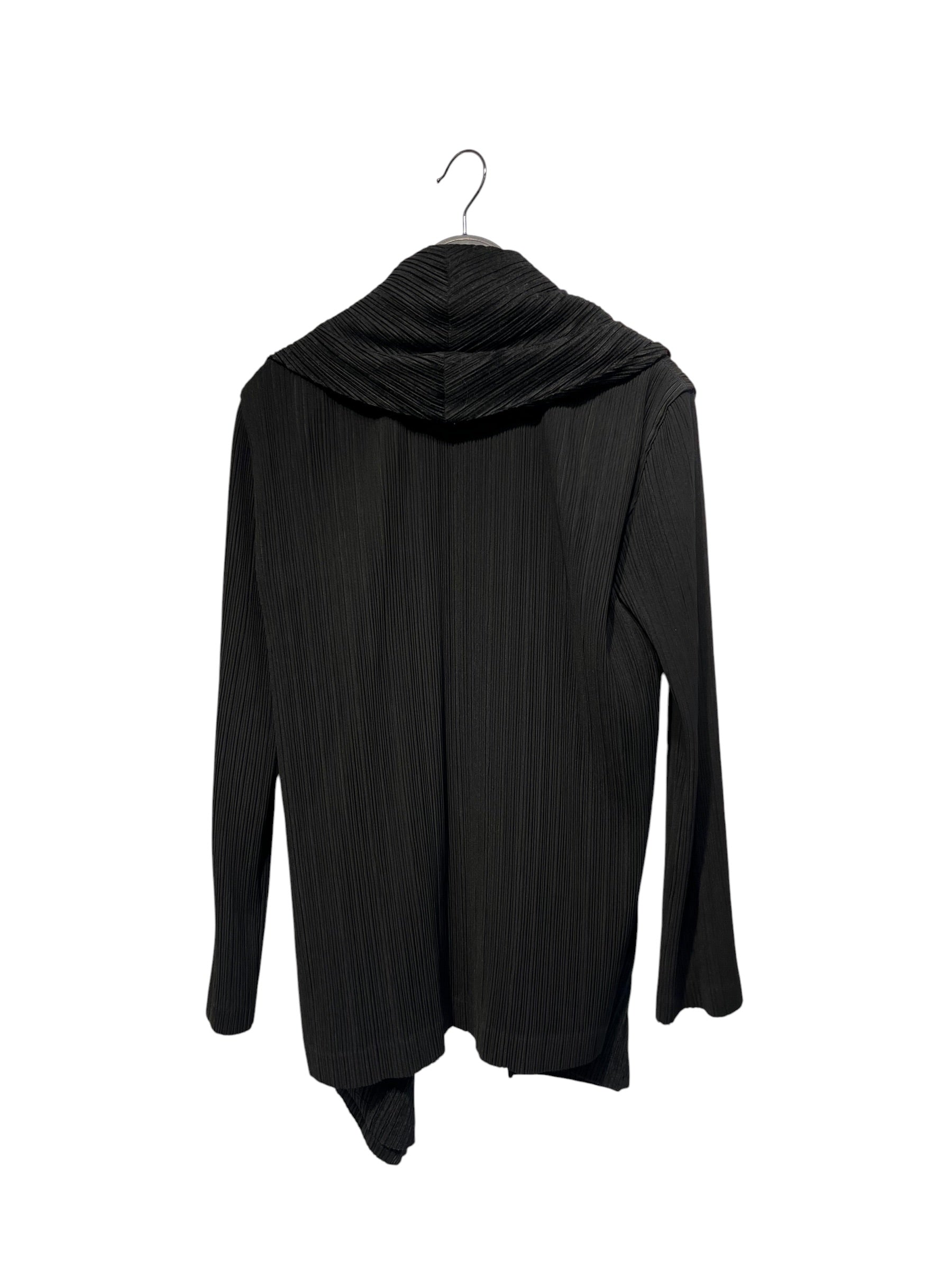 ISSEY MIYAKE/Heavy Cardigan/S/BLK/ view 3
