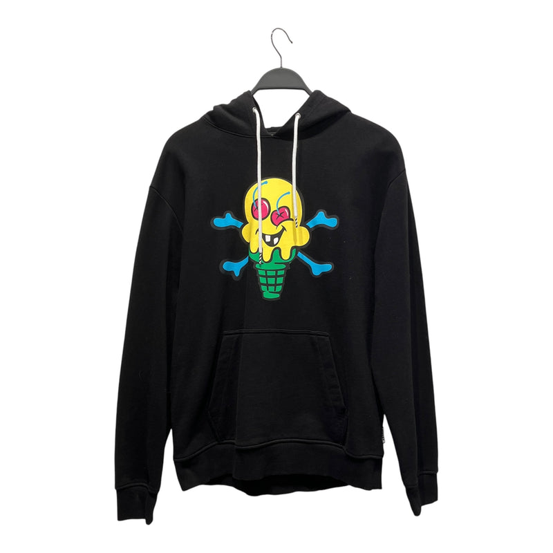 BILLIONAIRE BOYS CLUB/Hoodie/L/Cotton/BLK/ice cream man