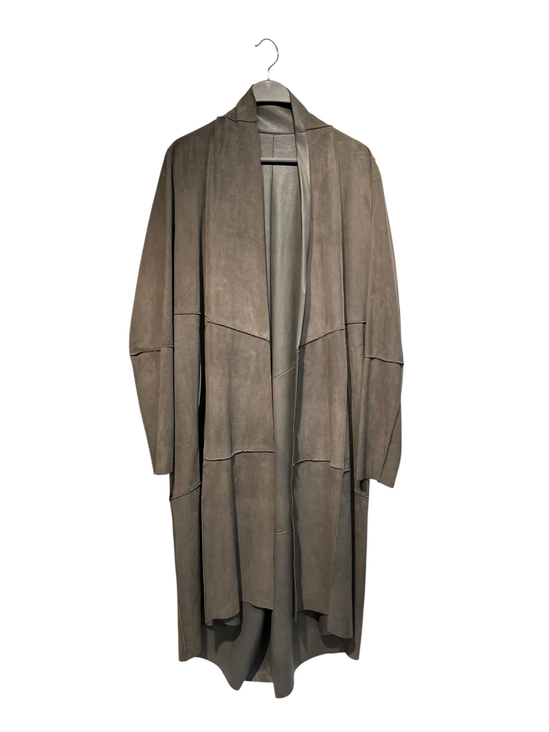 AKSARA/Coat/S/Leather/GRY/ view 1