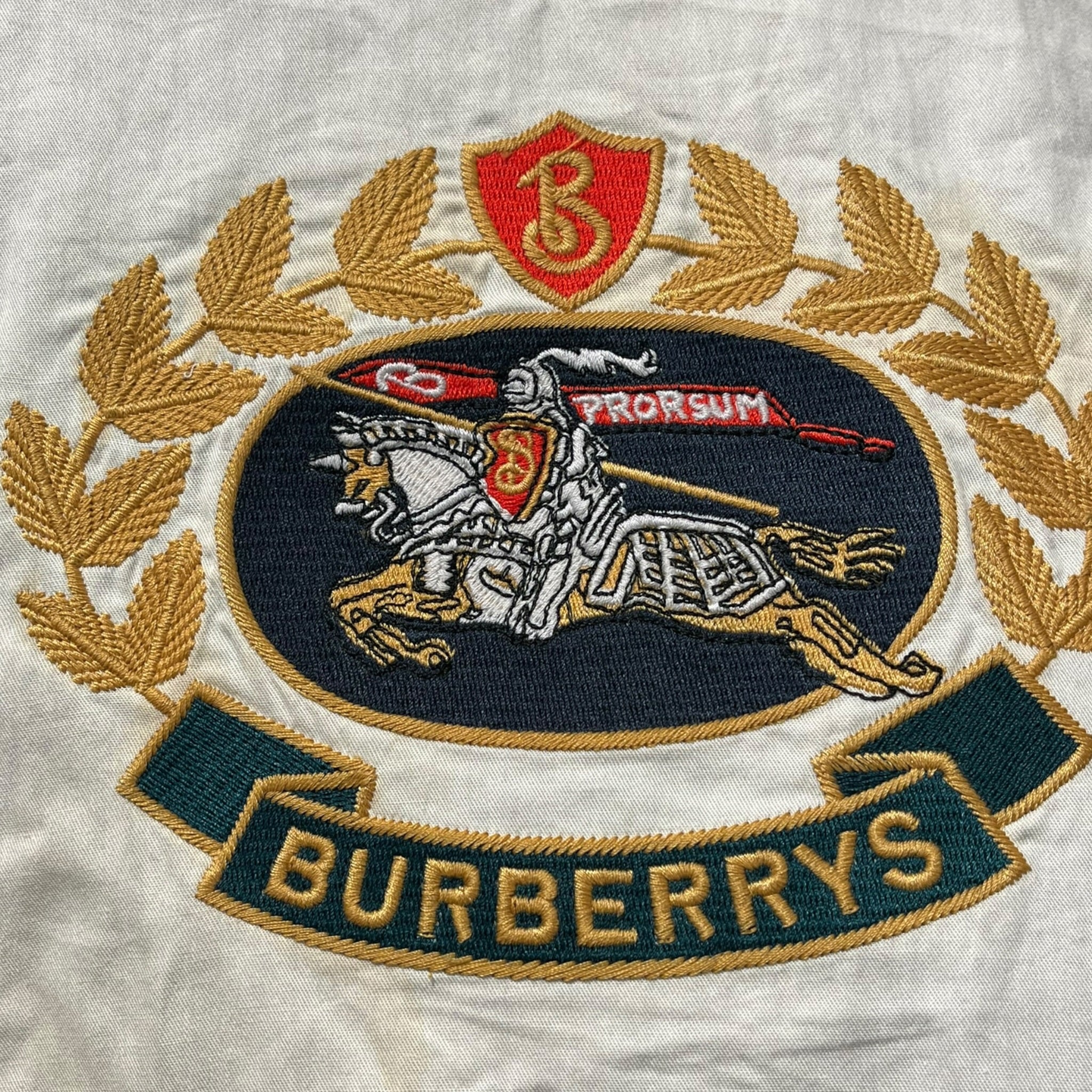 BURBERRY LONDON/Trench Coat/M/Cotton/BEG/Single Breasted/BURBERRYS CREST INTERIOR view 5