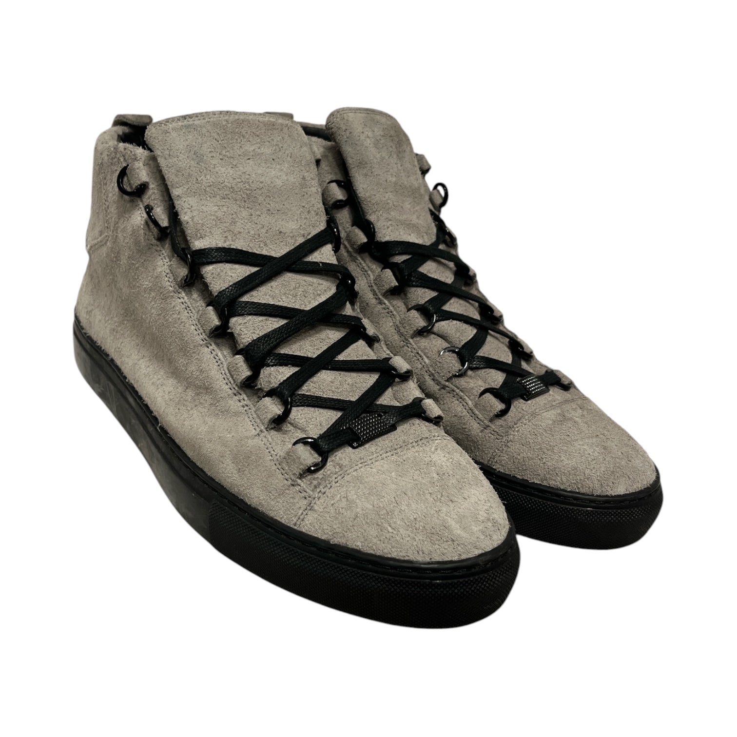BALENCIAGA/Hi-Sneakers/US 10/Suede/GRY/arena view 1