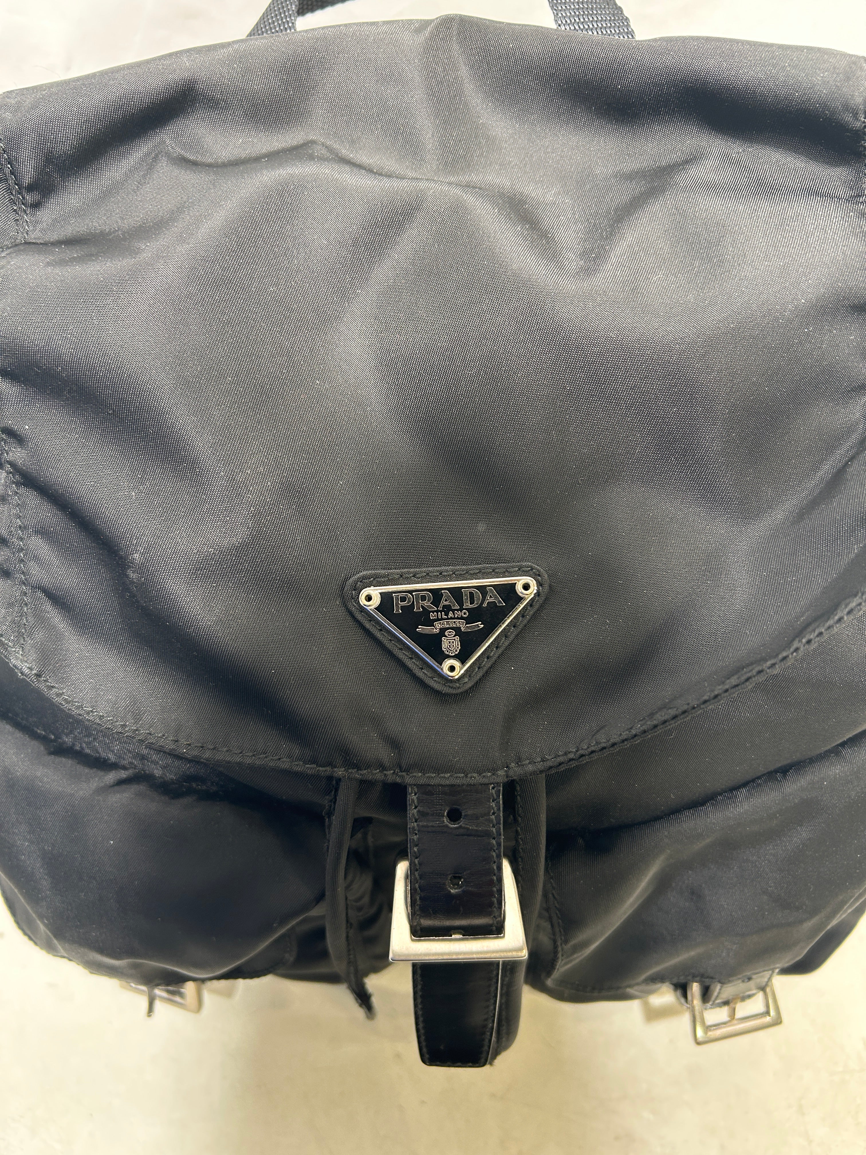 PRADA/Backpack/Nylon/BLK/Tessuto view 4