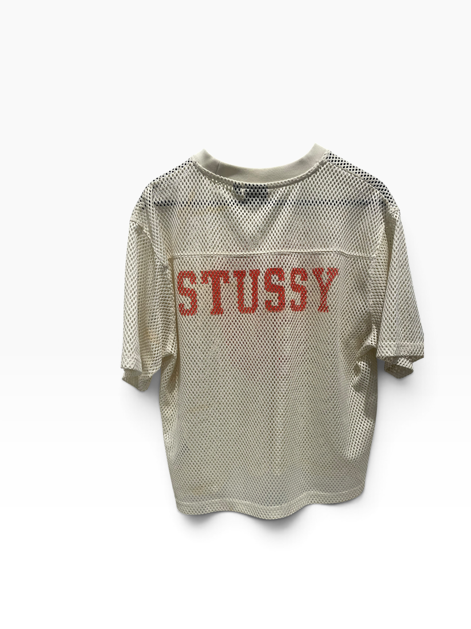 STUSSY/T-Shirt/L/Cotton/WHT/Team 80 Jersey view 1
