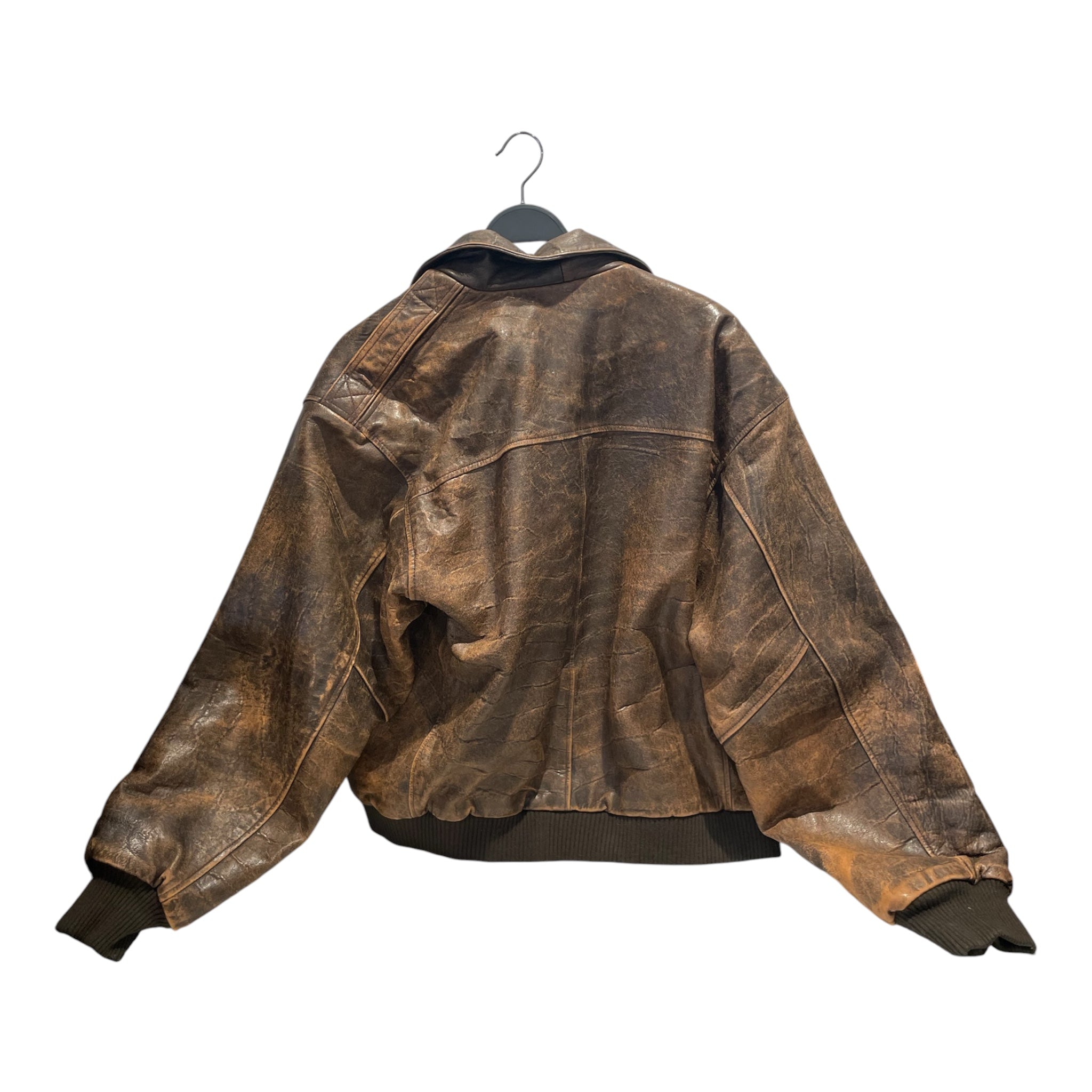 Vintage/Leather Jkt/XL/Leather/BRW/Flightline view 2