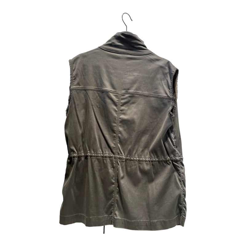 The Kooples /Vest/XS/Cotton/GRN/button up vest, four pockets