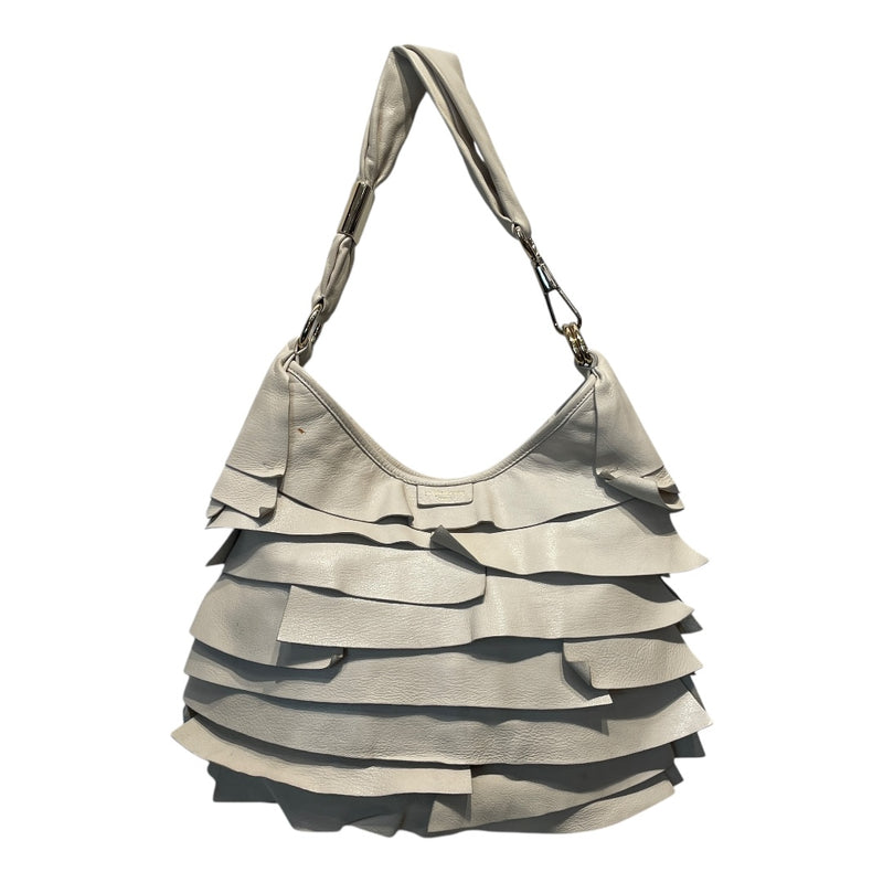 YVES SAINT LAURENT rive gauche/Hand Bag/Leather/CRM/ST. TROPEZ