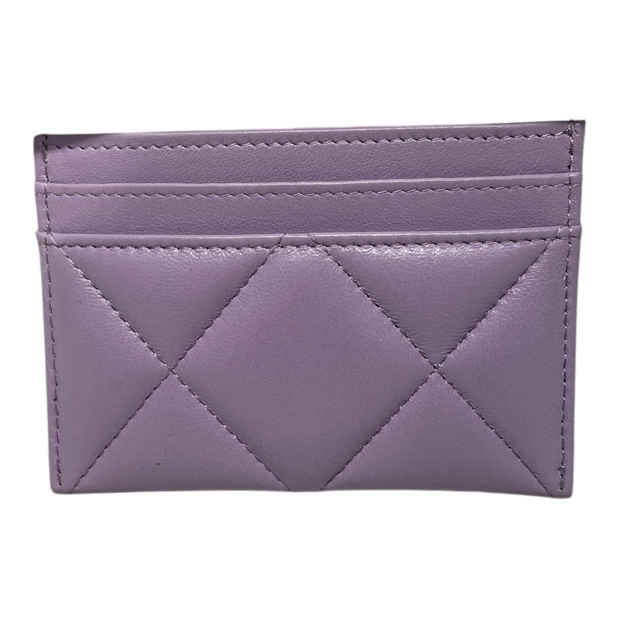 CHANEL/Wallet/Leather/PPL/Chanel 19 Cardhold view 2