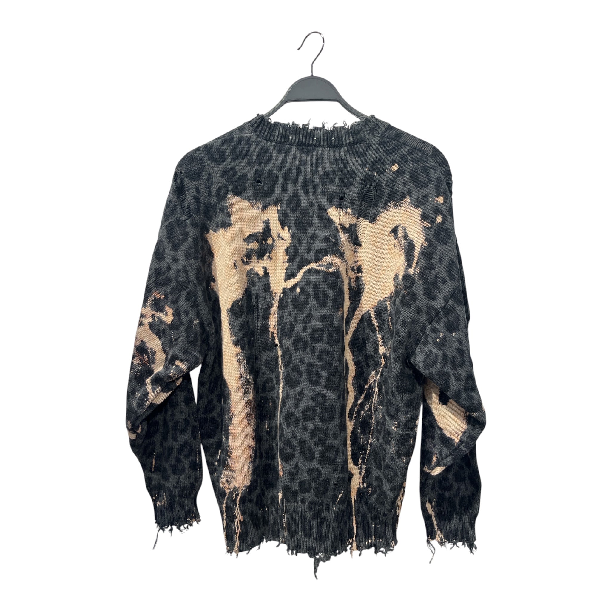R13/Sweater/S/Animal Pattern/Cotton/GRY/ view 2