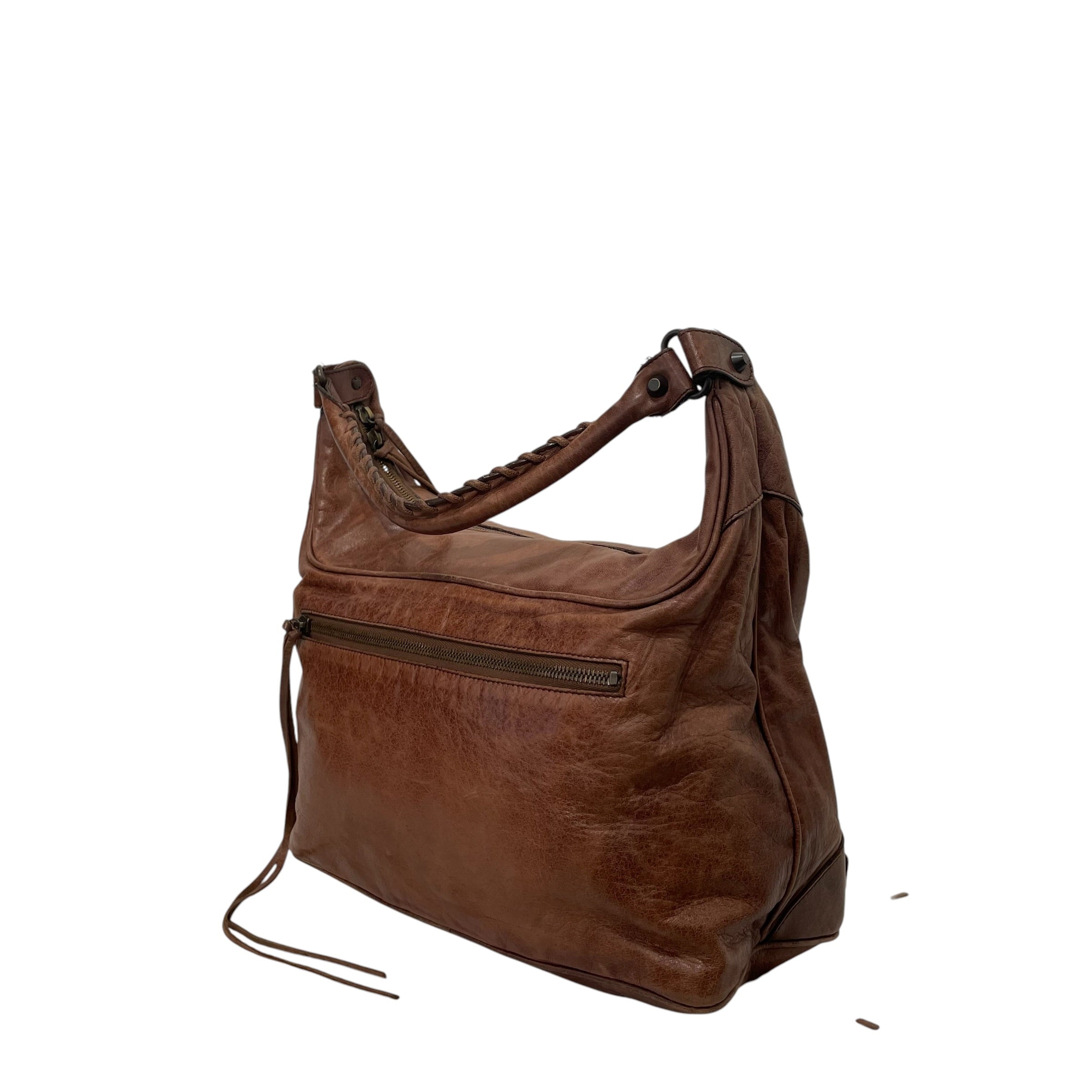 BALENCIAGA/Bag/Leather/BRW/ view 2
