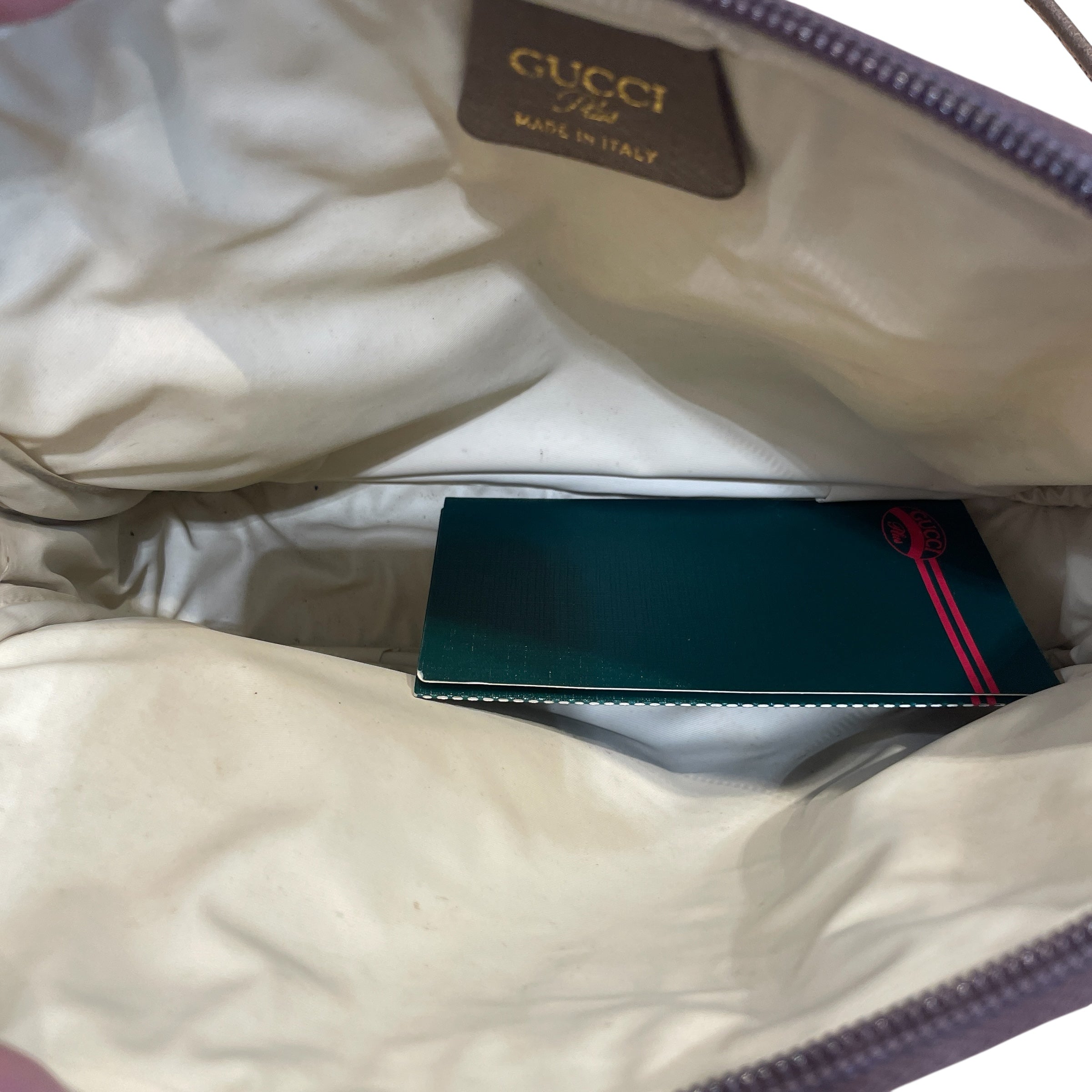 GUCCI/Cross Body Bag/Monogram/Leather/BRW/Vintage GG supreme monogram view 5