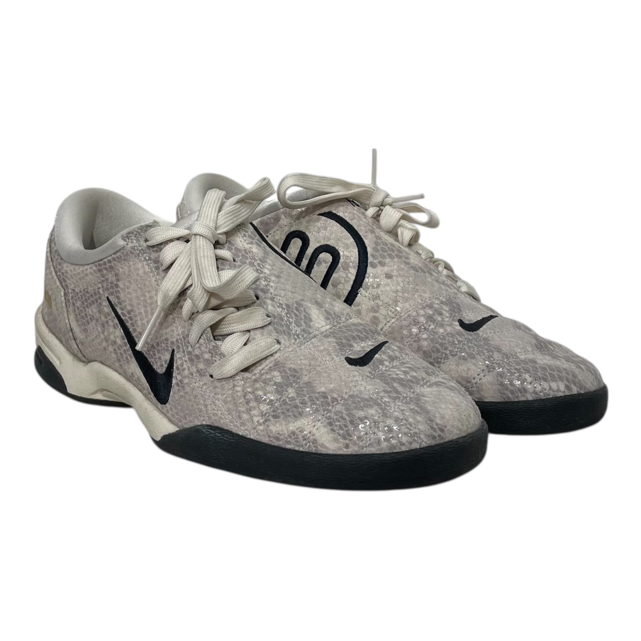 NIKE/Low-Sneakers/US 9.5/Animal Pattern/SLV/total 90 se snakeskin view 1