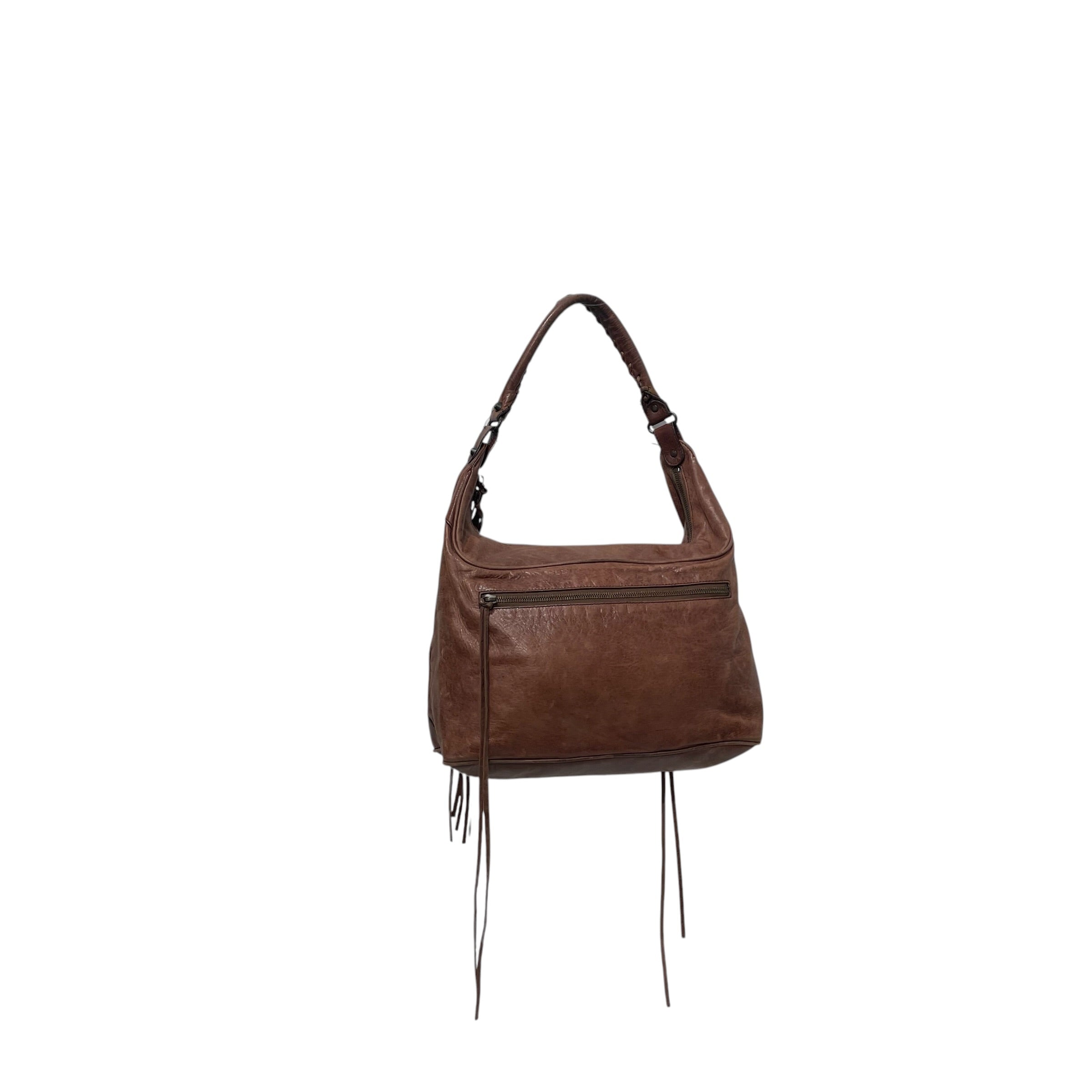 BALENCIAGA/Bag/Leather/BRW/ view 3