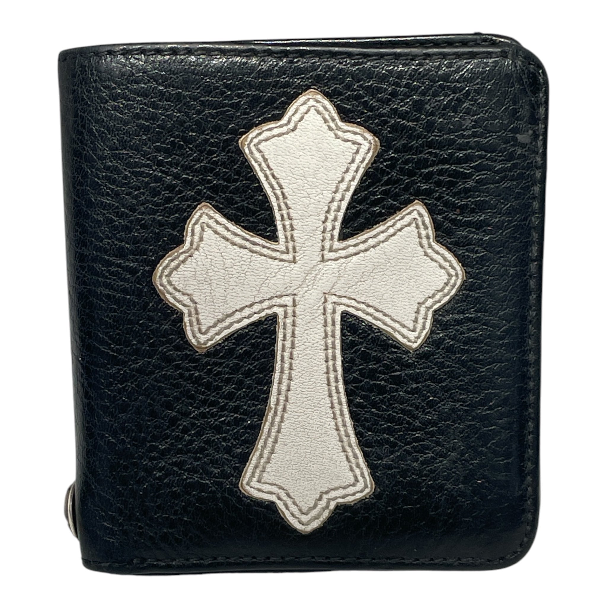 CHROME HEARTS/Bifold Wallet/Leather/BLK/CEMETARY WALLET view 1