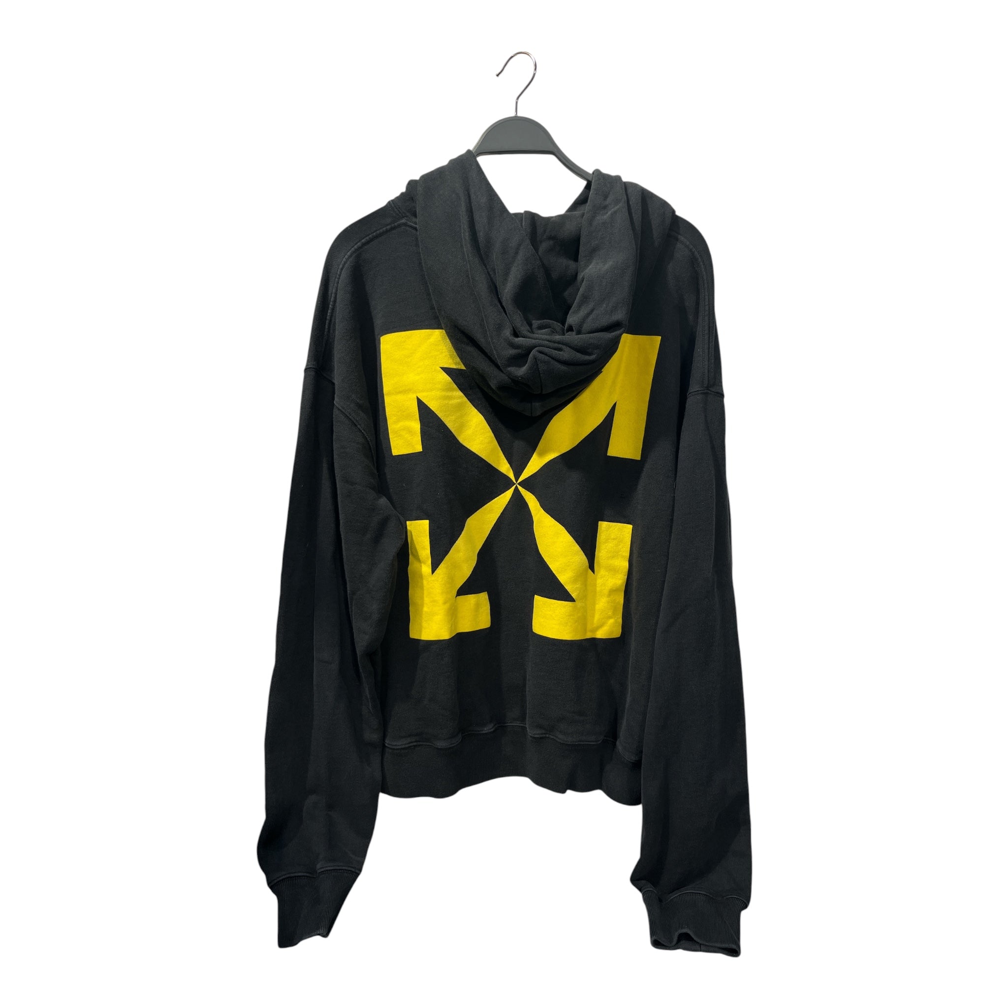 OFF-WHITE/Hoodie/XXL/Graphic/Cotton/BLK/ATHLETICS YELLOW DETAIL RABBIT view 2