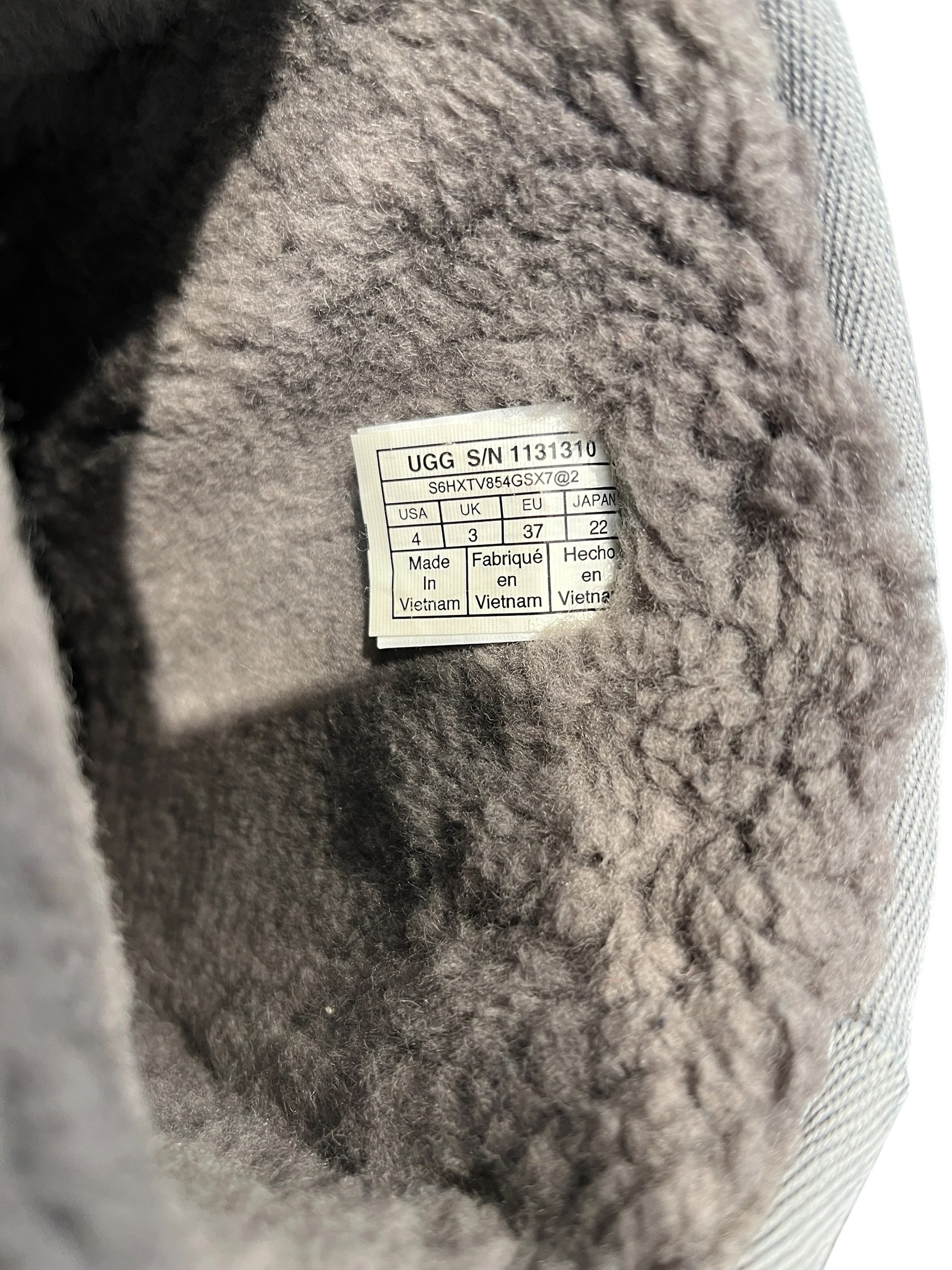 UGG australia/Boots/US 4/Cotton/GRY/SUPERTALLUGGS view 3