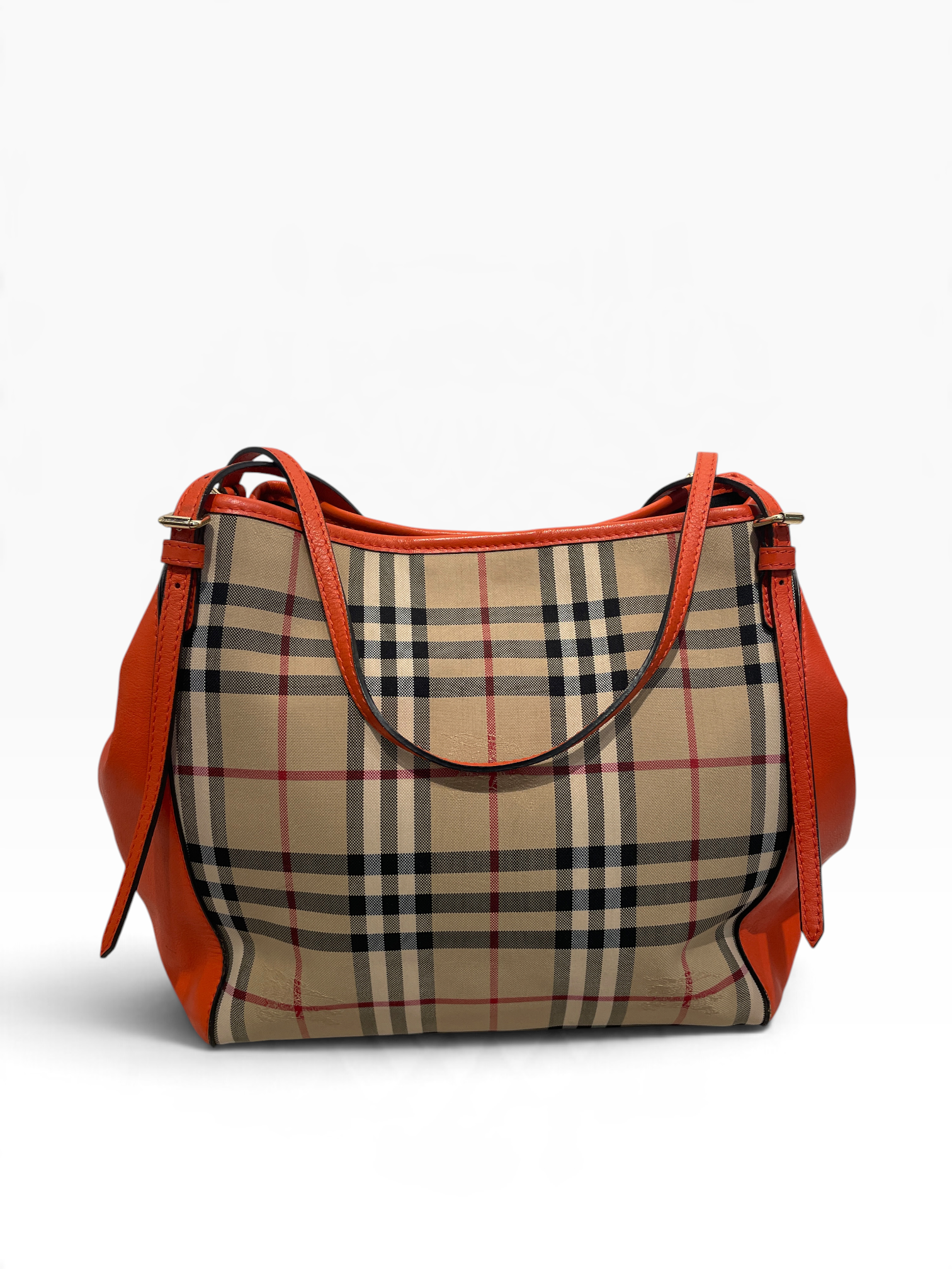 BURBERRY/Bag/Plaid/Acrylic/ORN/ view 2