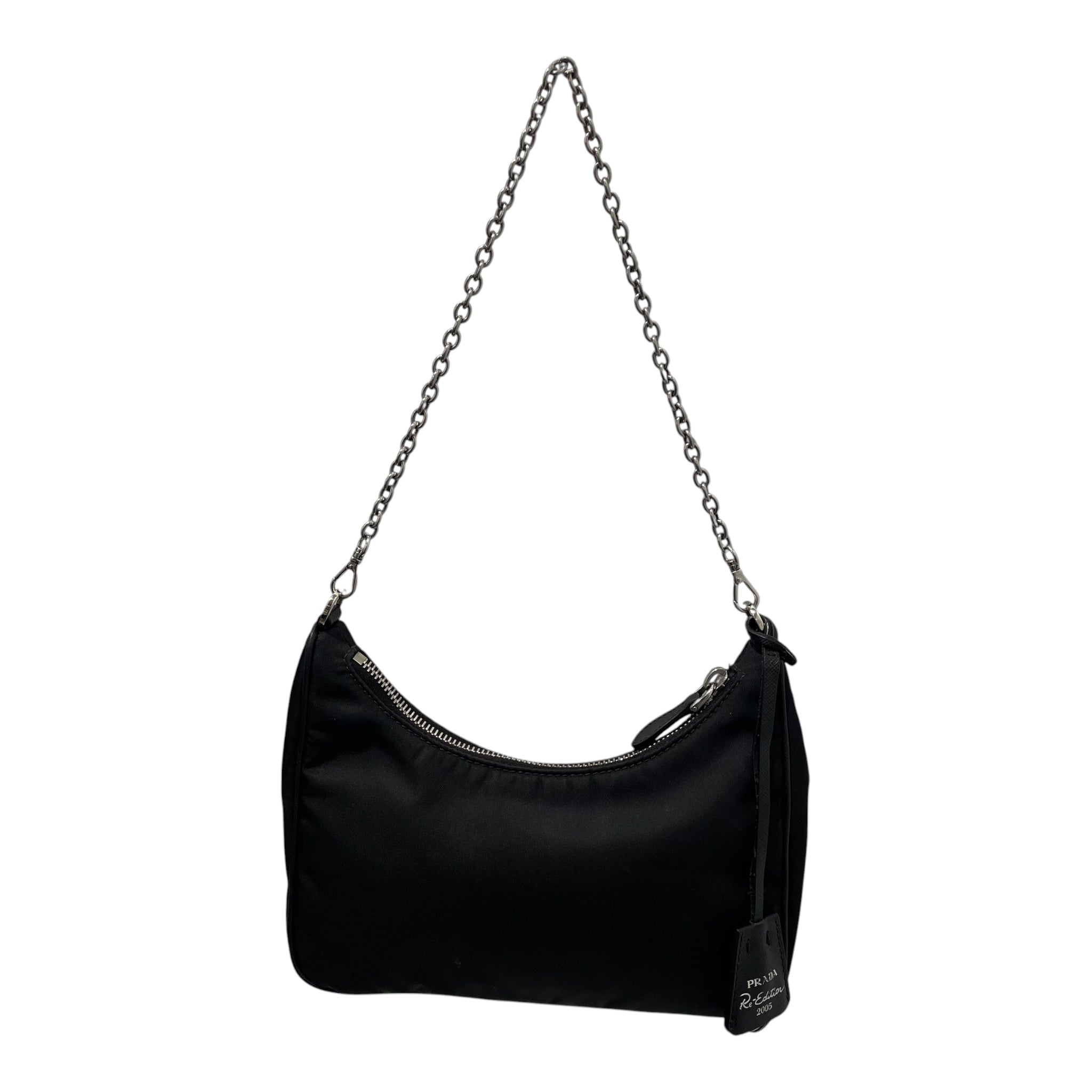 PRADA/Hand Bag/Nylon/BLK/REDITION HOBO view 2