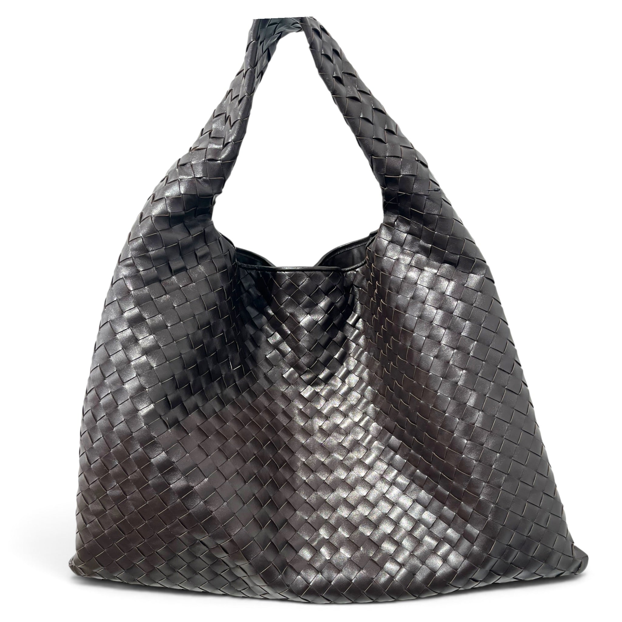 BOTTEGA VENETA/Tote Bag/Leather/BRW/HOP TOTE/R01045430J
