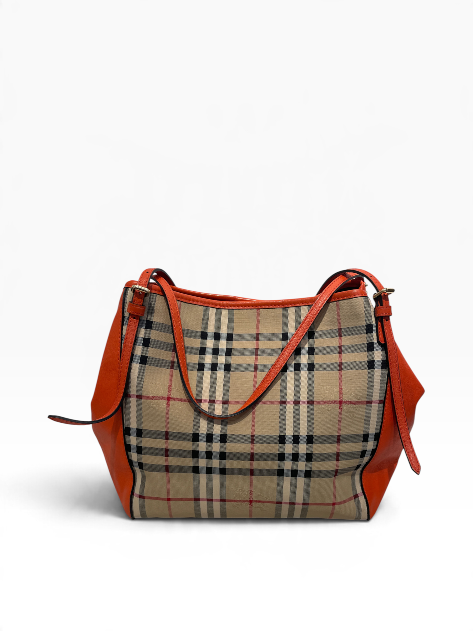 BURBERRY/Bag/Plaid/Acrylic/ORN/ view 1
