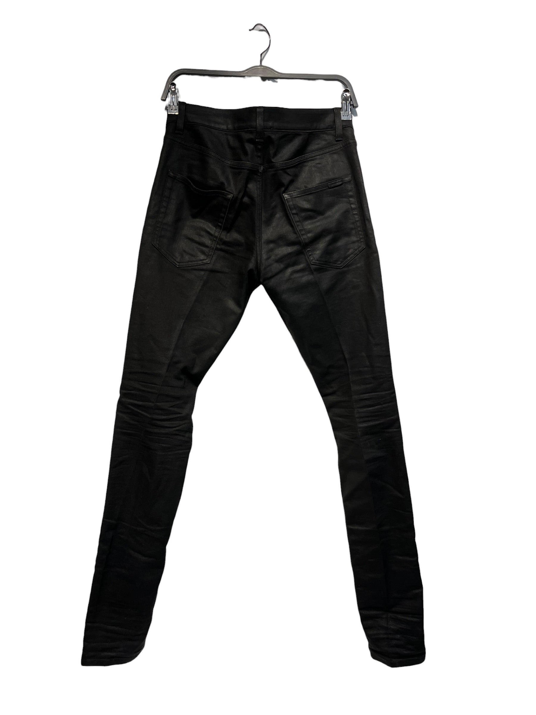 SAINT LAURENT/Skinny Pants/30/Cotton/BLK/D02 2020 view 2