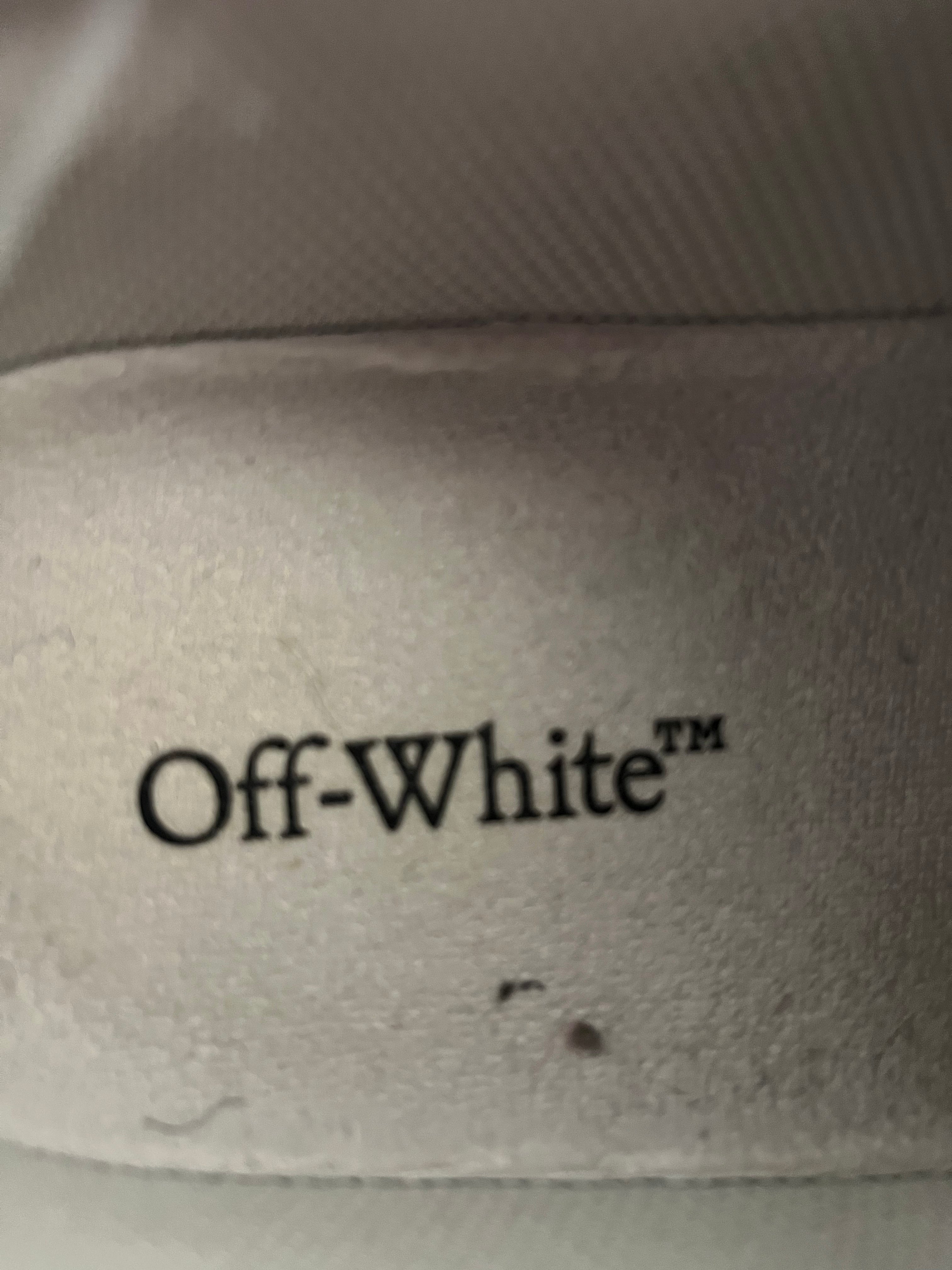 OFF-WHITE/Low-Sneakers/US 9/Cotton/GRY/KickOff White Sneakers view 3