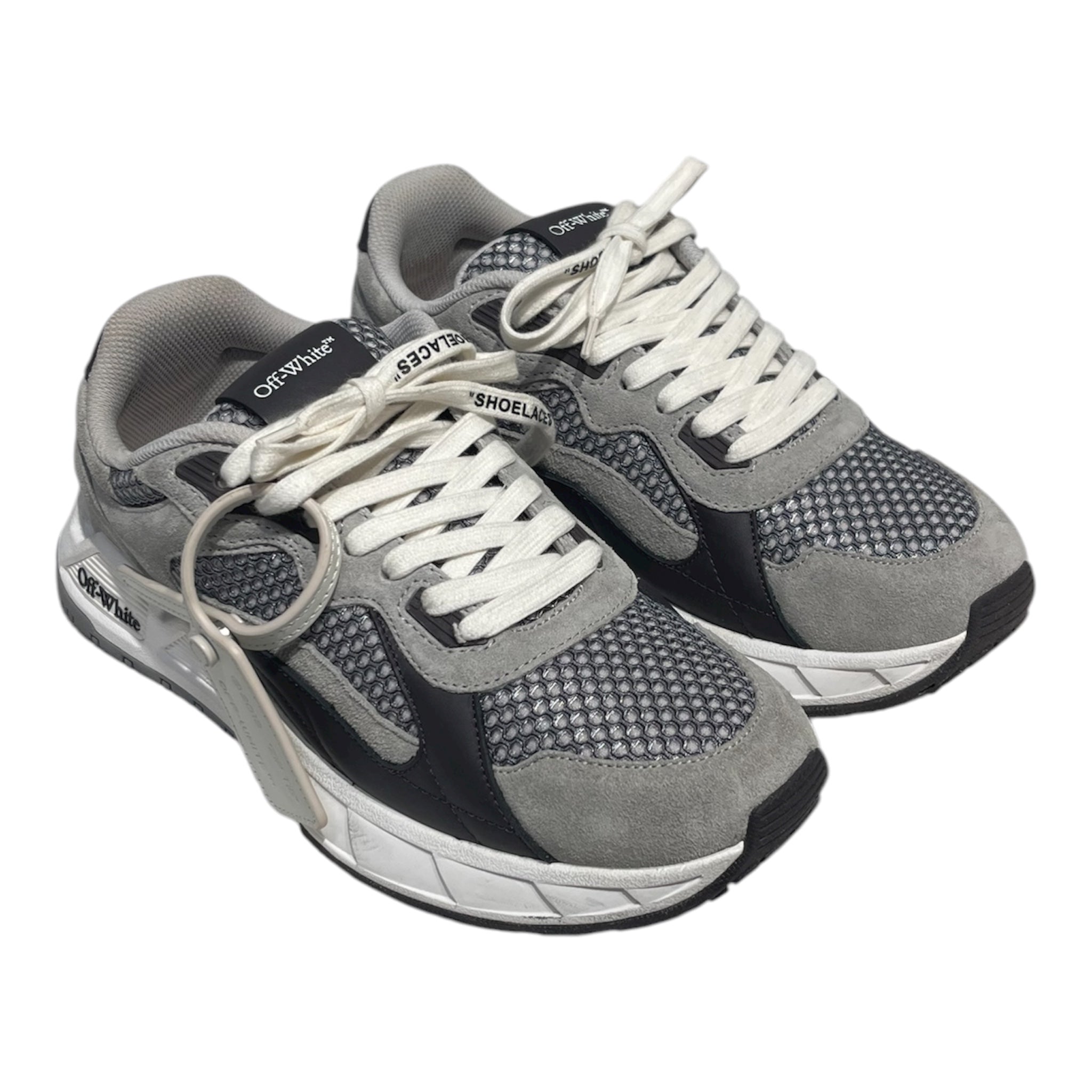 OFF-WHITE/Low-Sneakers/US 9/Cotton/GRY/KickOff White Sneakers view 1
