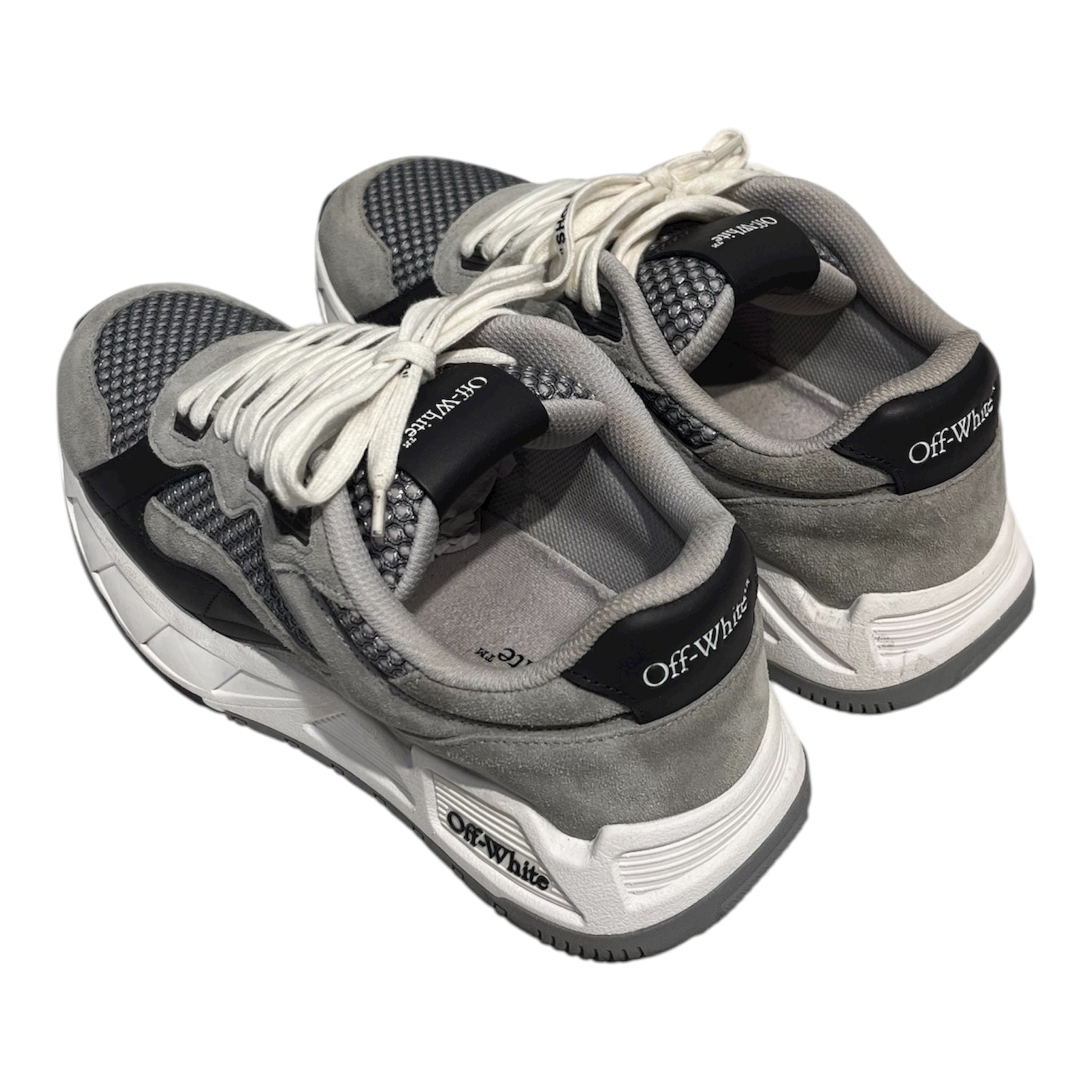 OFF-WHITE/Low-Sneakers/US 9/Cotton/GRY/KickOff White Sneakers view 2