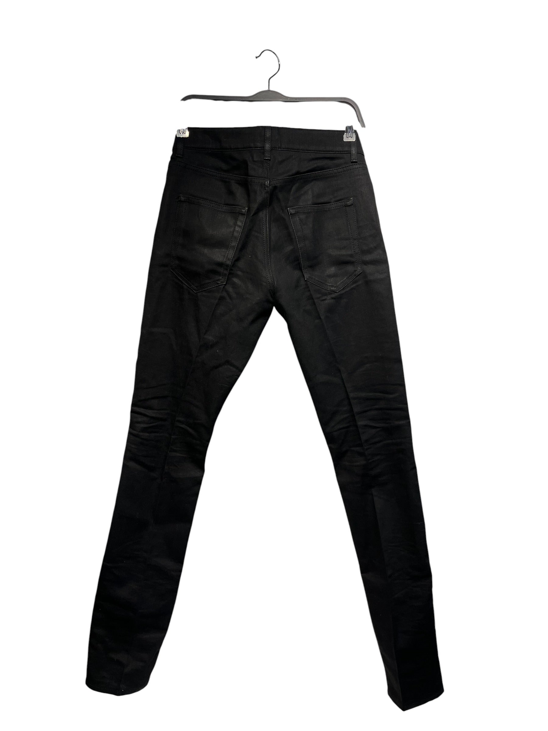 SAINT LAURENT/Skinny Pants/30/Cotton/BLK/D02 2017 view 2