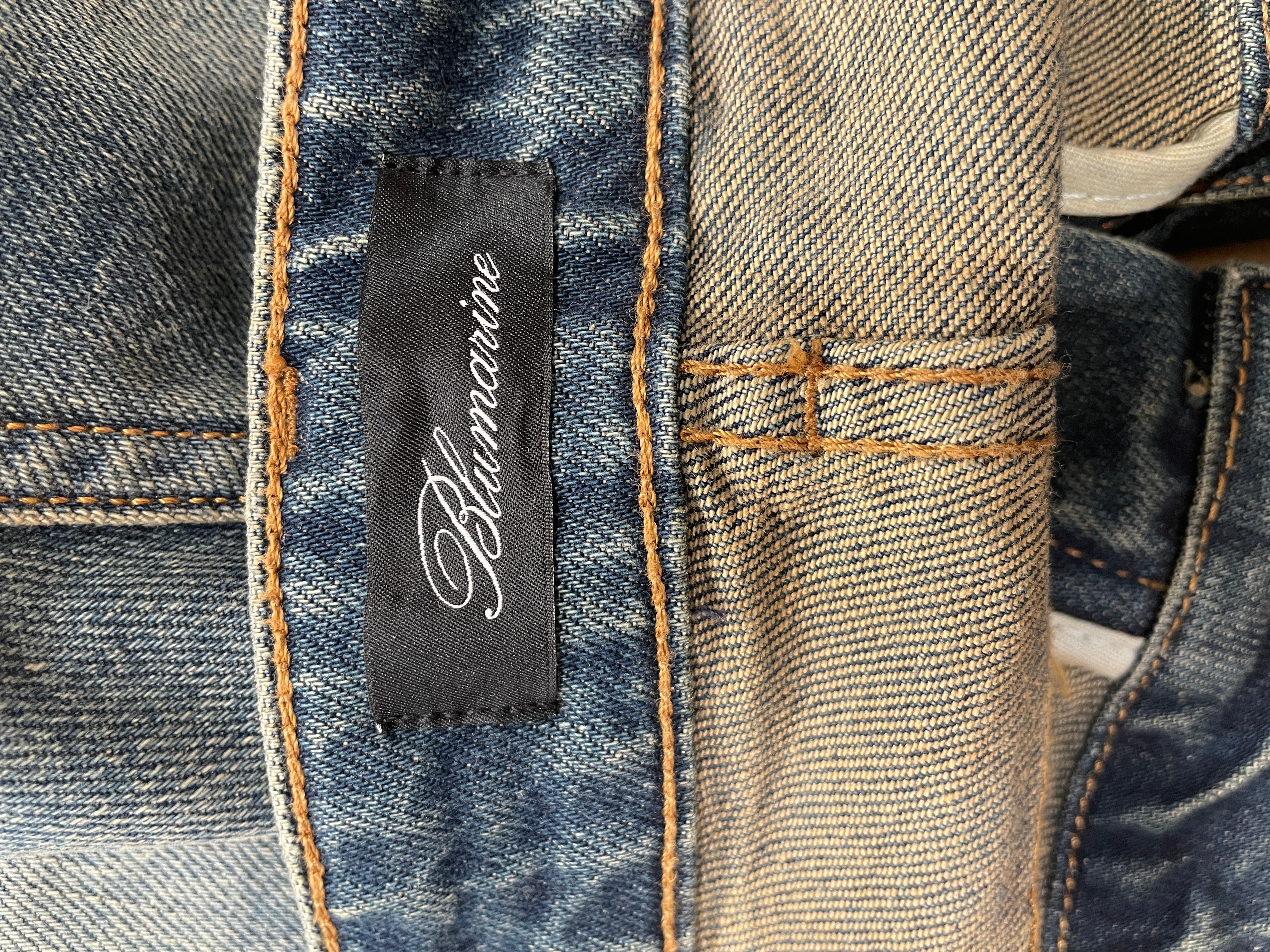 BLUMARINE/Bootcut Pants/6/Denim/BLU/ view 4