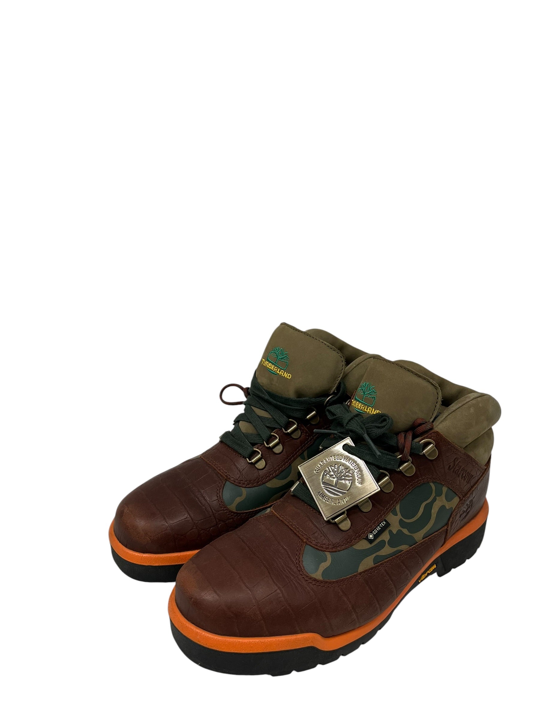 Timberland/Boots/US 10/Camouflage/Leather/BRW/TIMBERLAND FIELD view 1