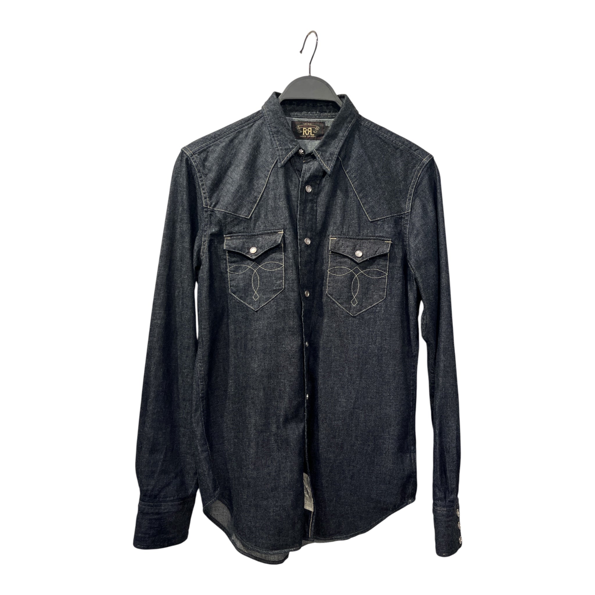 RRL/LS Shirt/S/Denim/IDG/ view 1