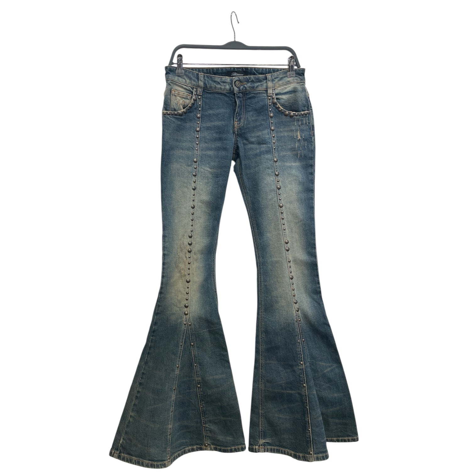 BLUMARINE/Bootcut Pants/6/Denim/BLU/ view 1