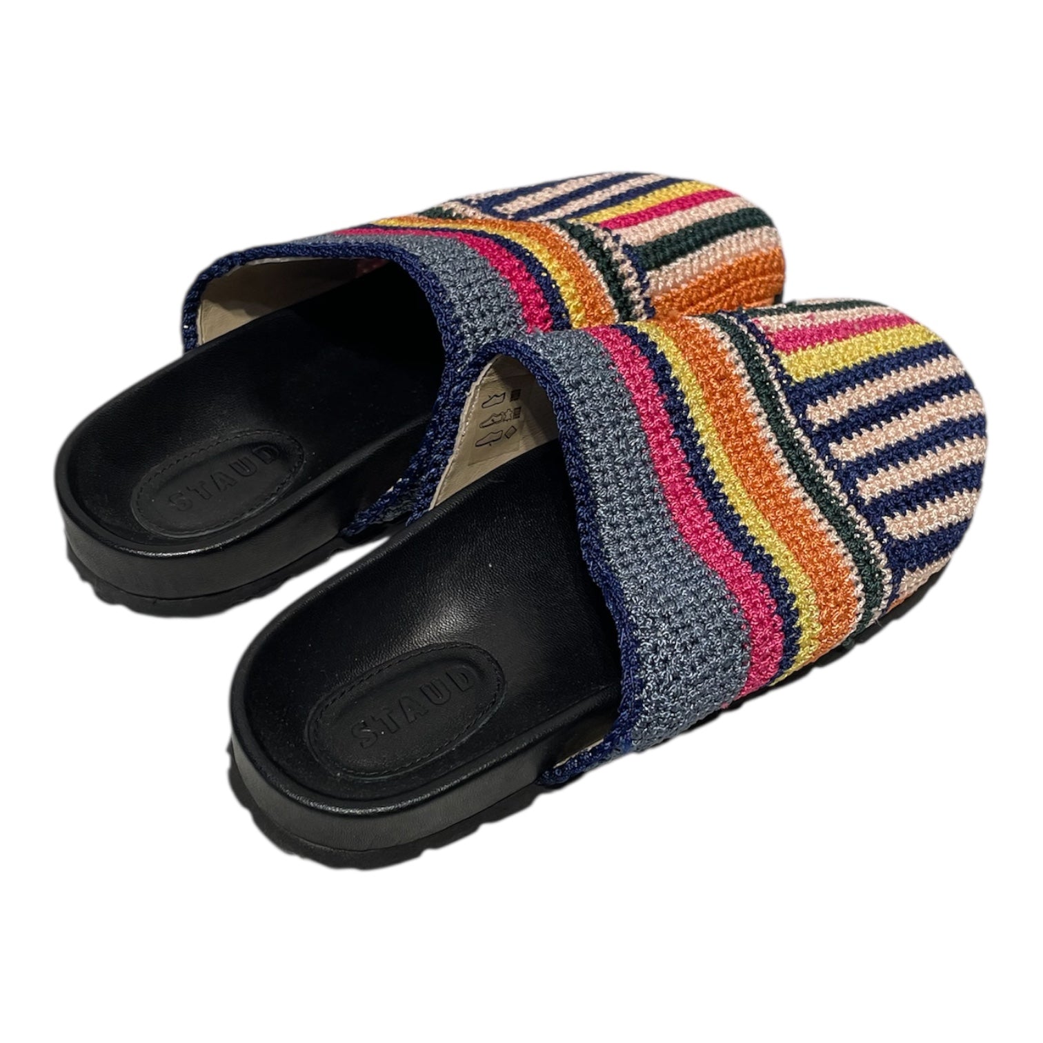 STAUD/Sandals/EU 37/MLT/Slip-on/CROCHET SLIDES view 2
