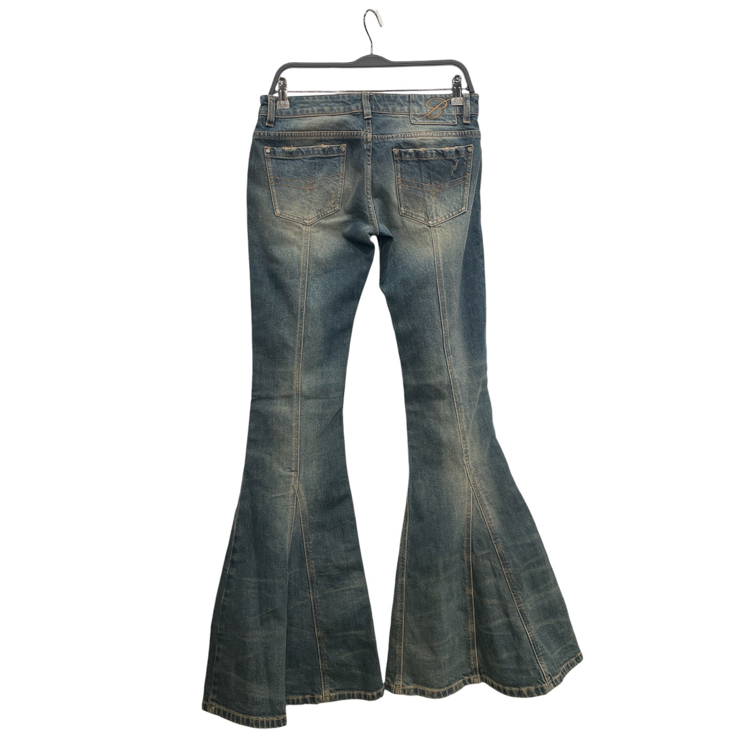 BLUMARINE/Bootcut Pants/6/Denim/BLU/ view 2