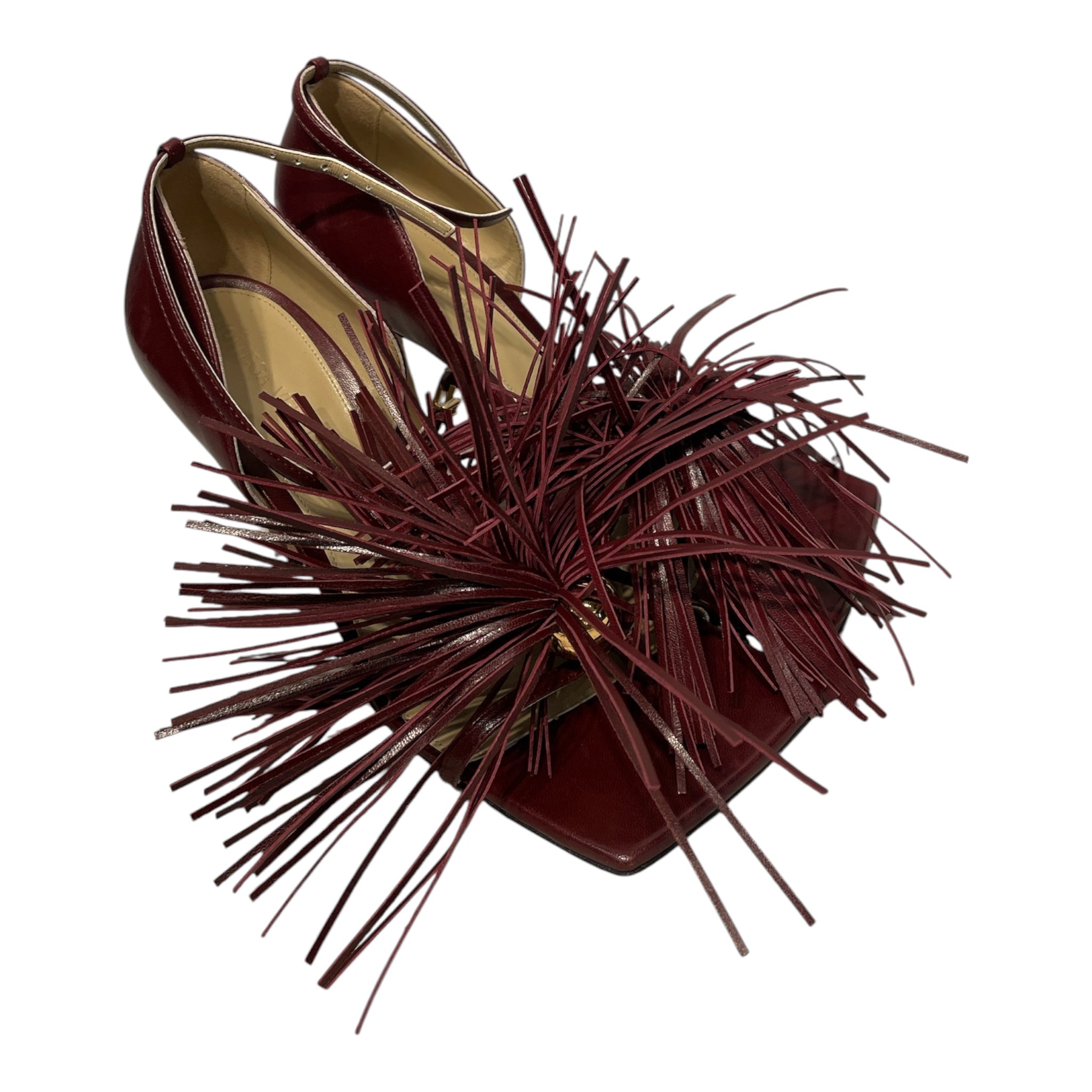 BOTTEGA VENETA/Heels/EU 37/Leather/BRD/Stretch tassel-trimmed view 1