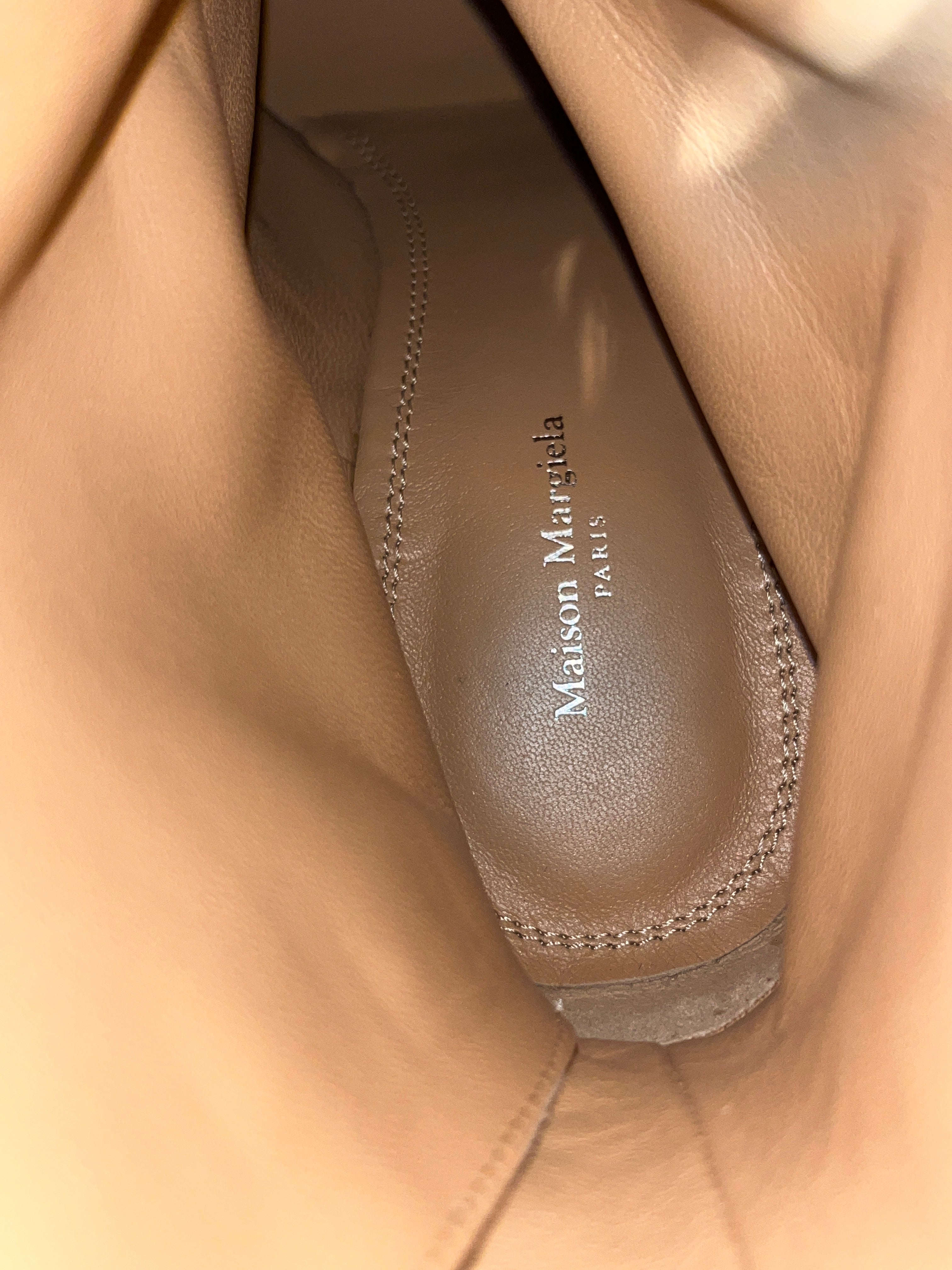 Maison Margiela/Boots/EU 38/WHT/TEXTURED TABI ANKLE BOOT view 3