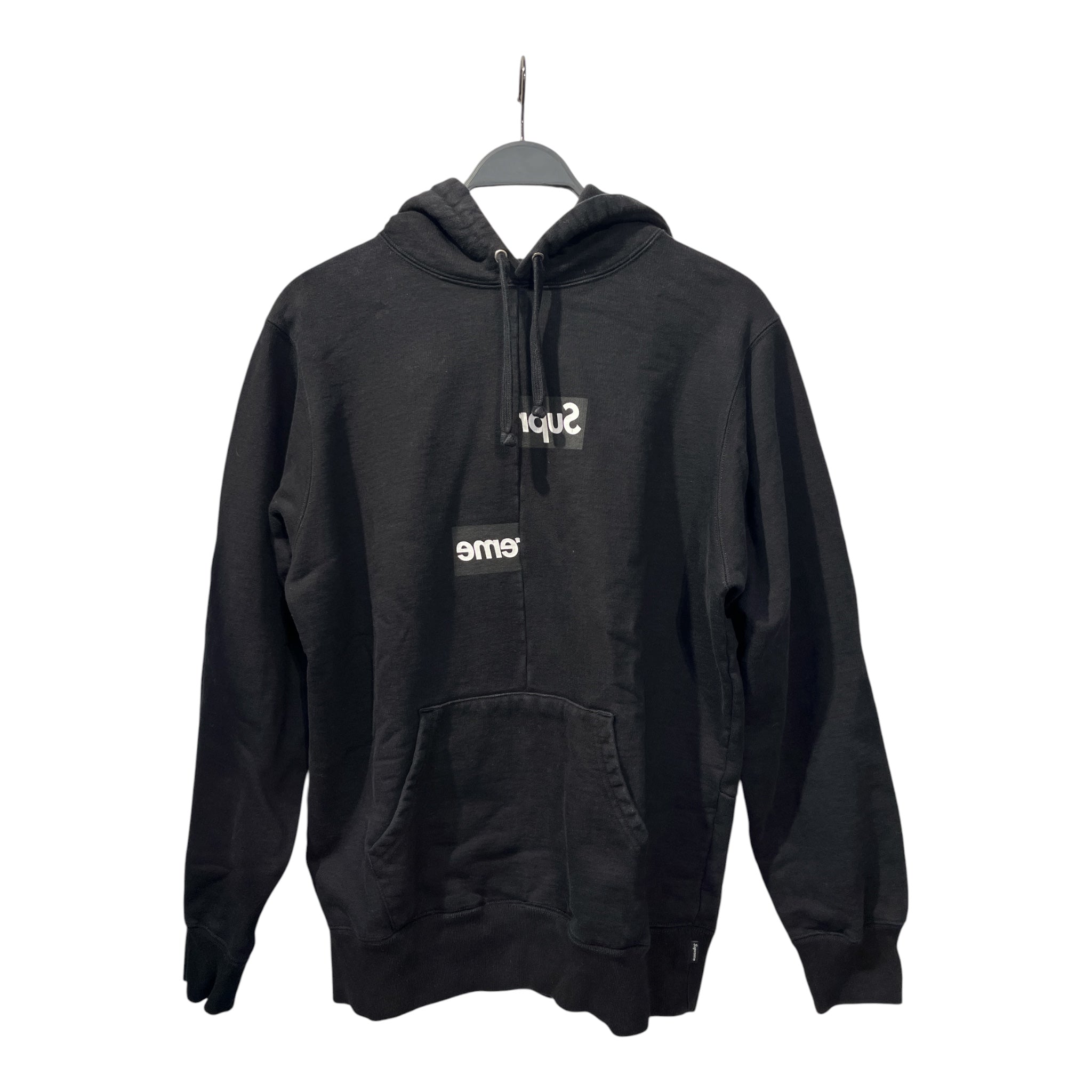 Supreme/Hoodie/M/Cotton/BLK/CDG Split Box Logo view 1