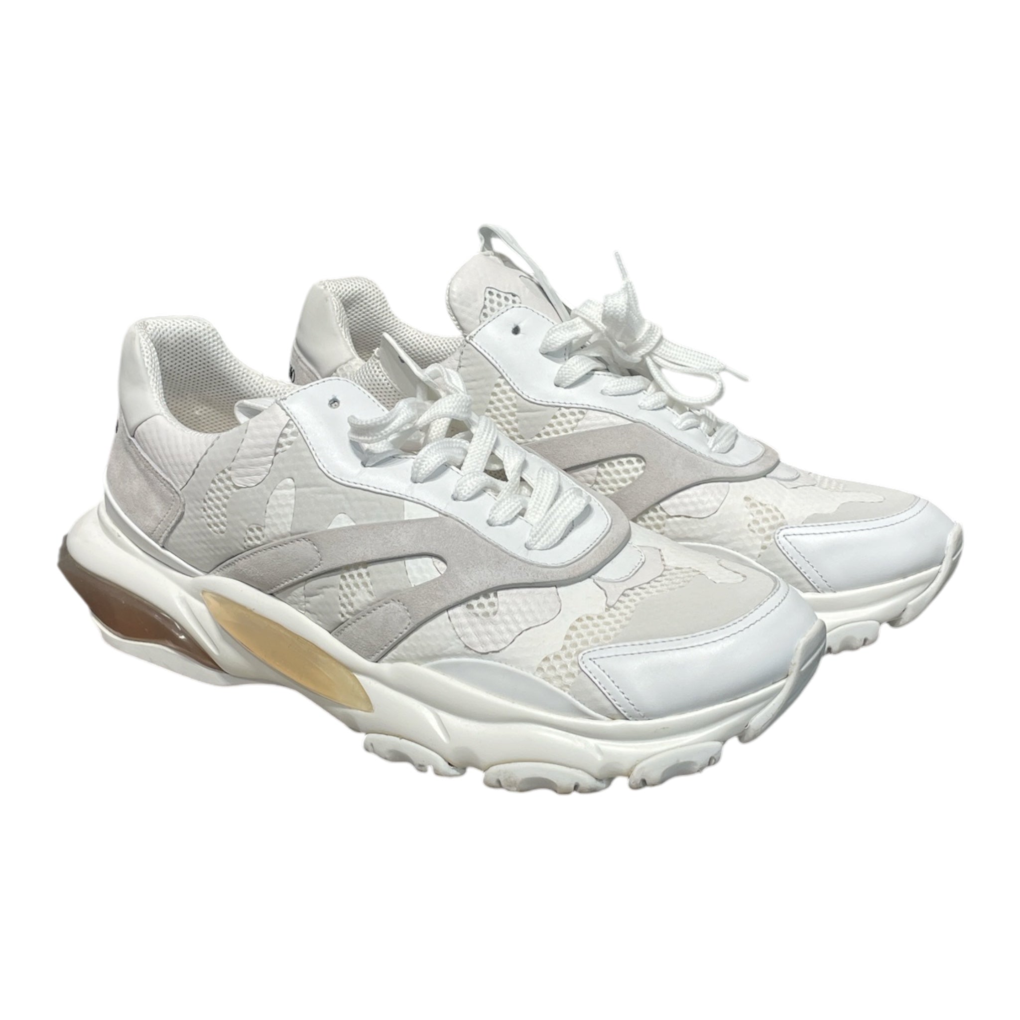 VALENTINO GARAVANI/Low-Sneakers/EU 46/Suede/WHT/bounce view 1
