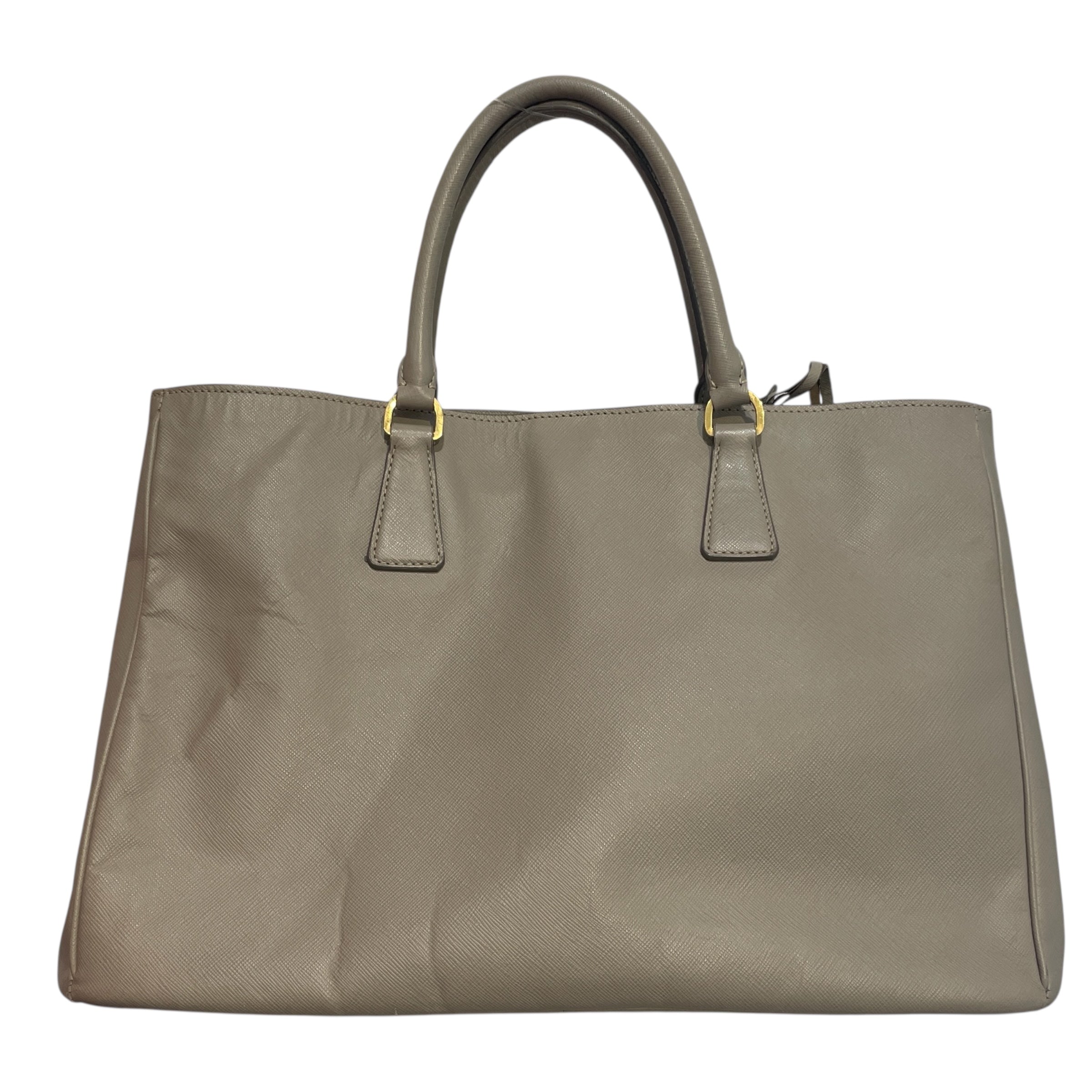PRADA/Tote Bag/Leather/GRY/Saddiano Leather bag view 2
