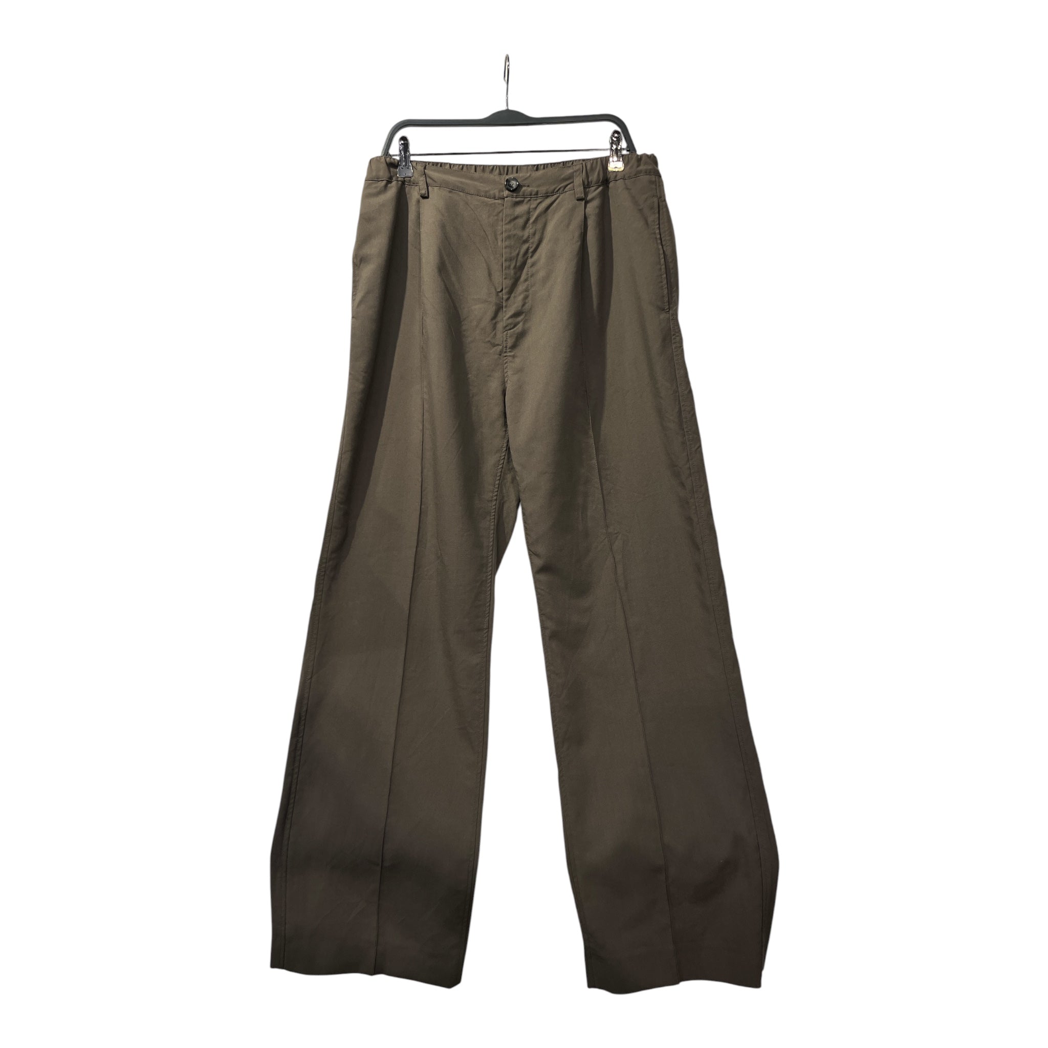 MARNI/Pants/52/Cotton/BRW/PLEASTED TROUSERS view 1
