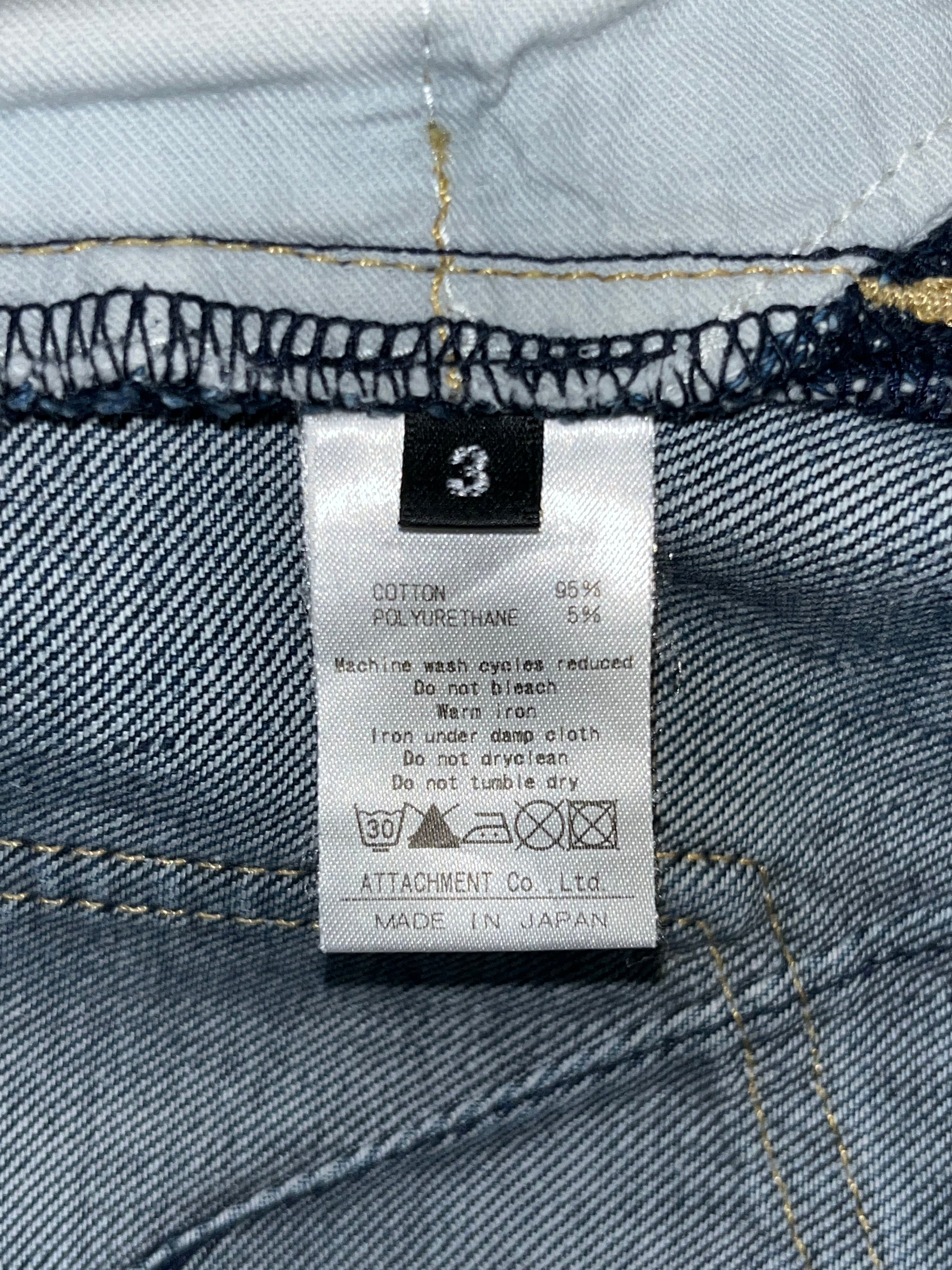KAZUYUKI KUMAGAI ATTACHMENT/Straight Pants/26/Denim/BLU/ view 4