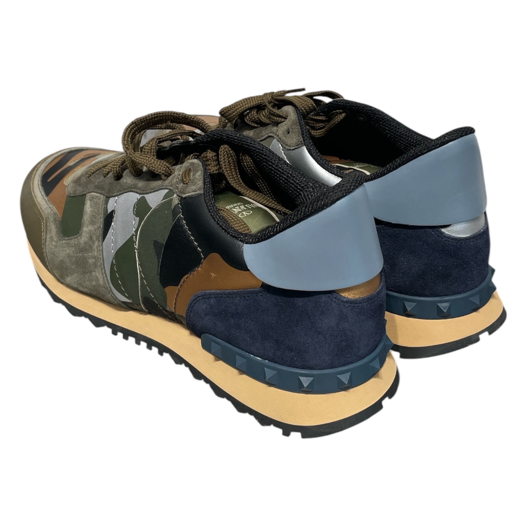 VALENTINO/Low-Sneakers/EU 46/Camouflage/Cotton/GRN/ view 2