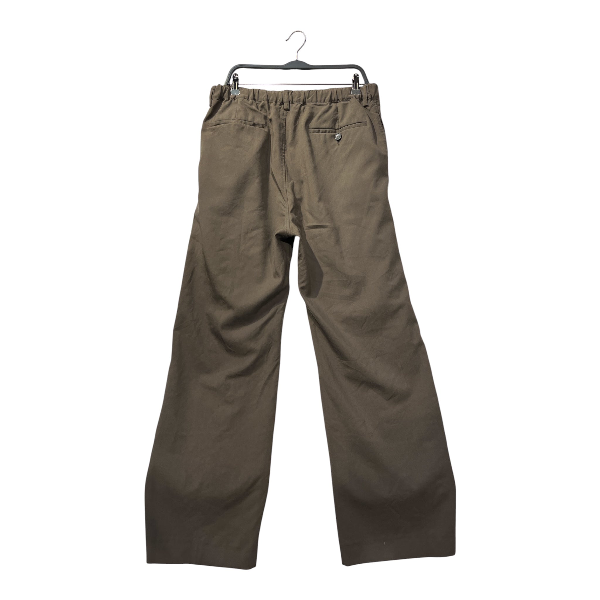 MARNI/Pants/52/Cotton/BRW/PLEASTED TROUSERS view 2