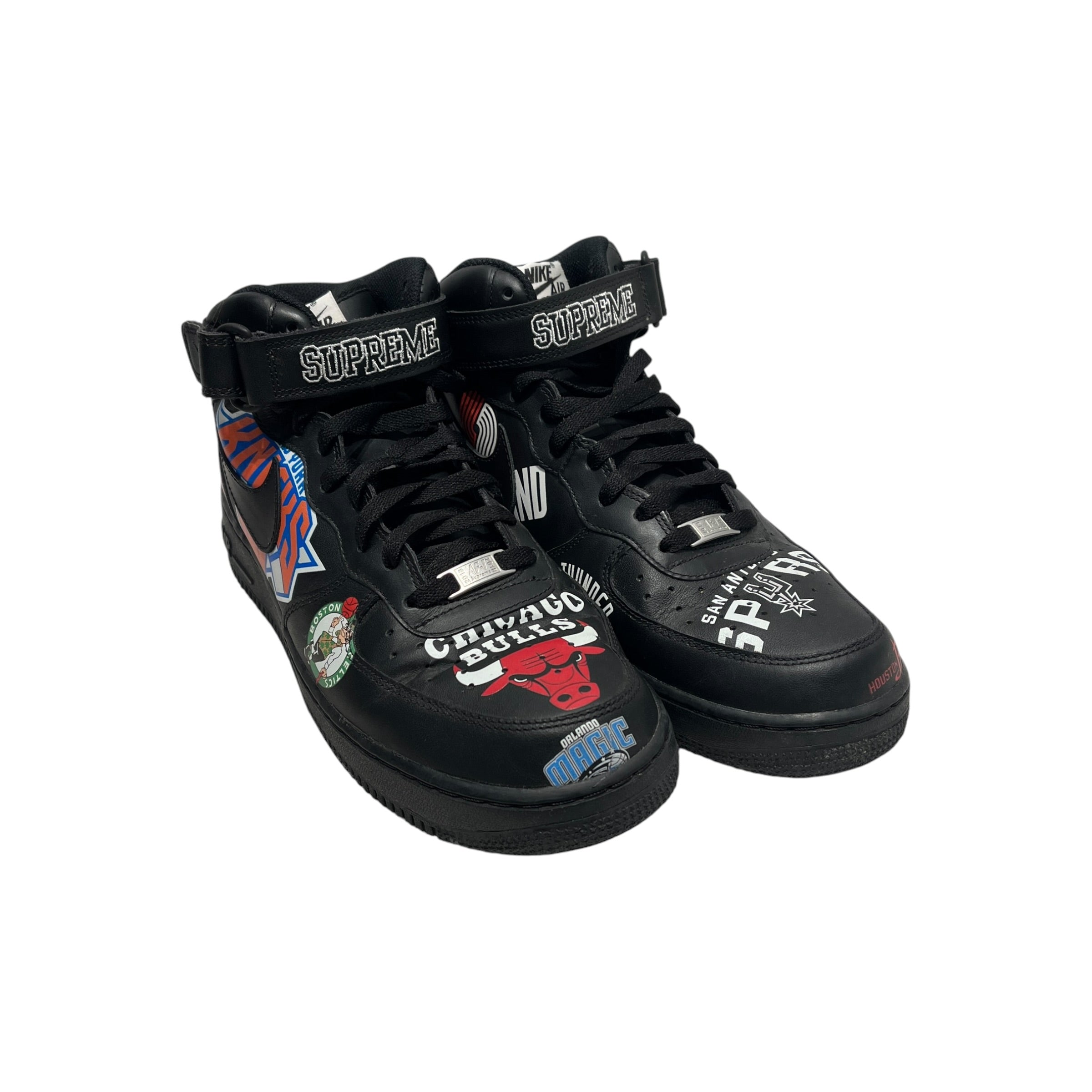 NIKE/Supreme/Hi-Sneakers/US 10.5/Graphic/BLK/NBA AIR FORCE 1 MID view 1