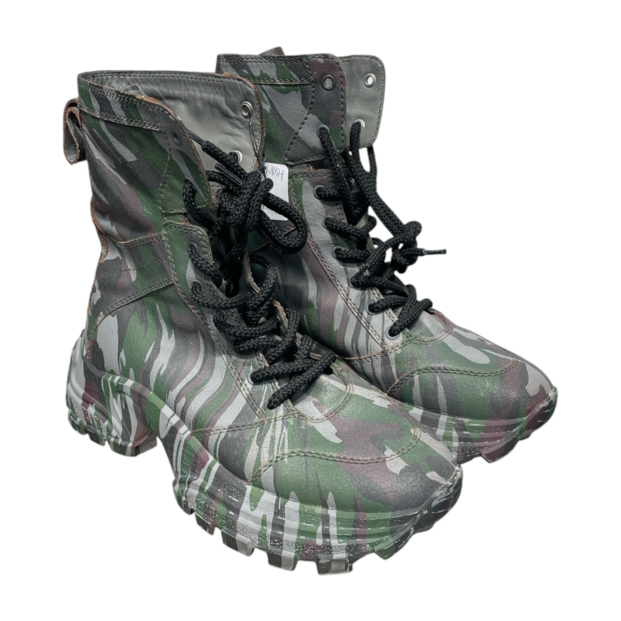 MIU MIU/Boots/EU 39.5/Camouflage/Leather/GRN/FOREST CAMO HIGH view 1