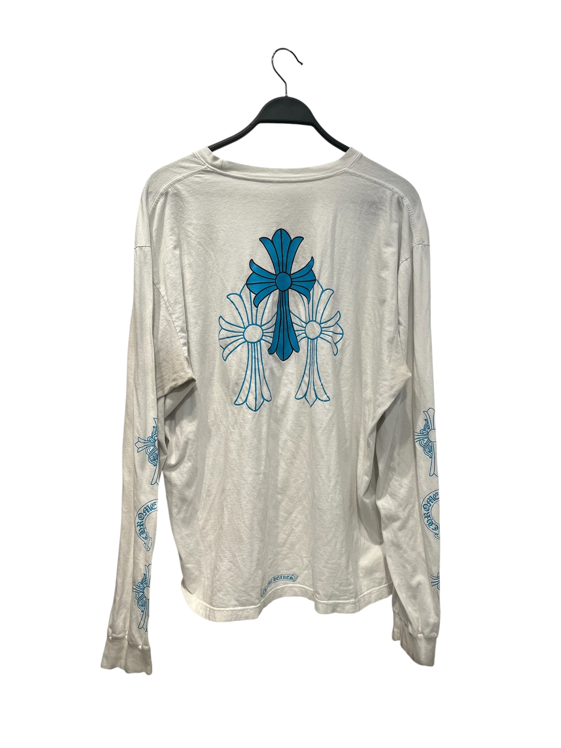 CHROME HEARTS/LS T-Shirt/XXL/Cotton/WHT/ view 2