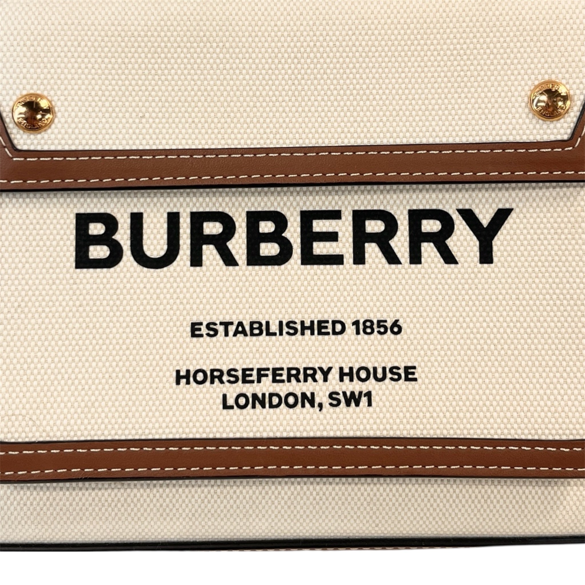 BURBERRY/Hand Bag/OS/Graphic/Leather/CRM/FLAP MINI BAG view 5
