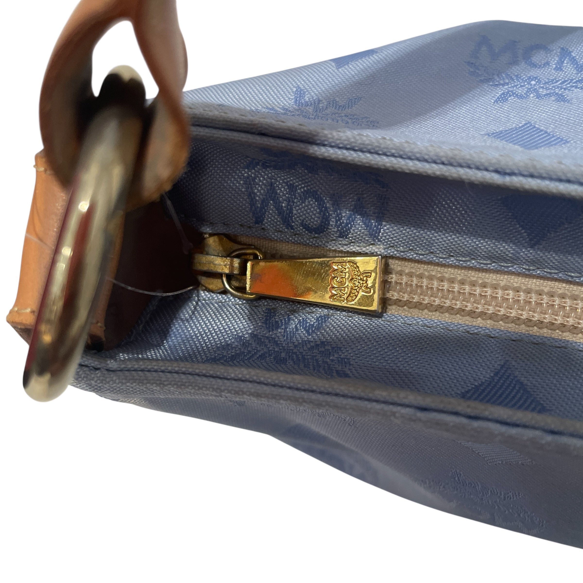 MCM/Bag/Monogram/Nylon/BLU/MCM handbag view 5